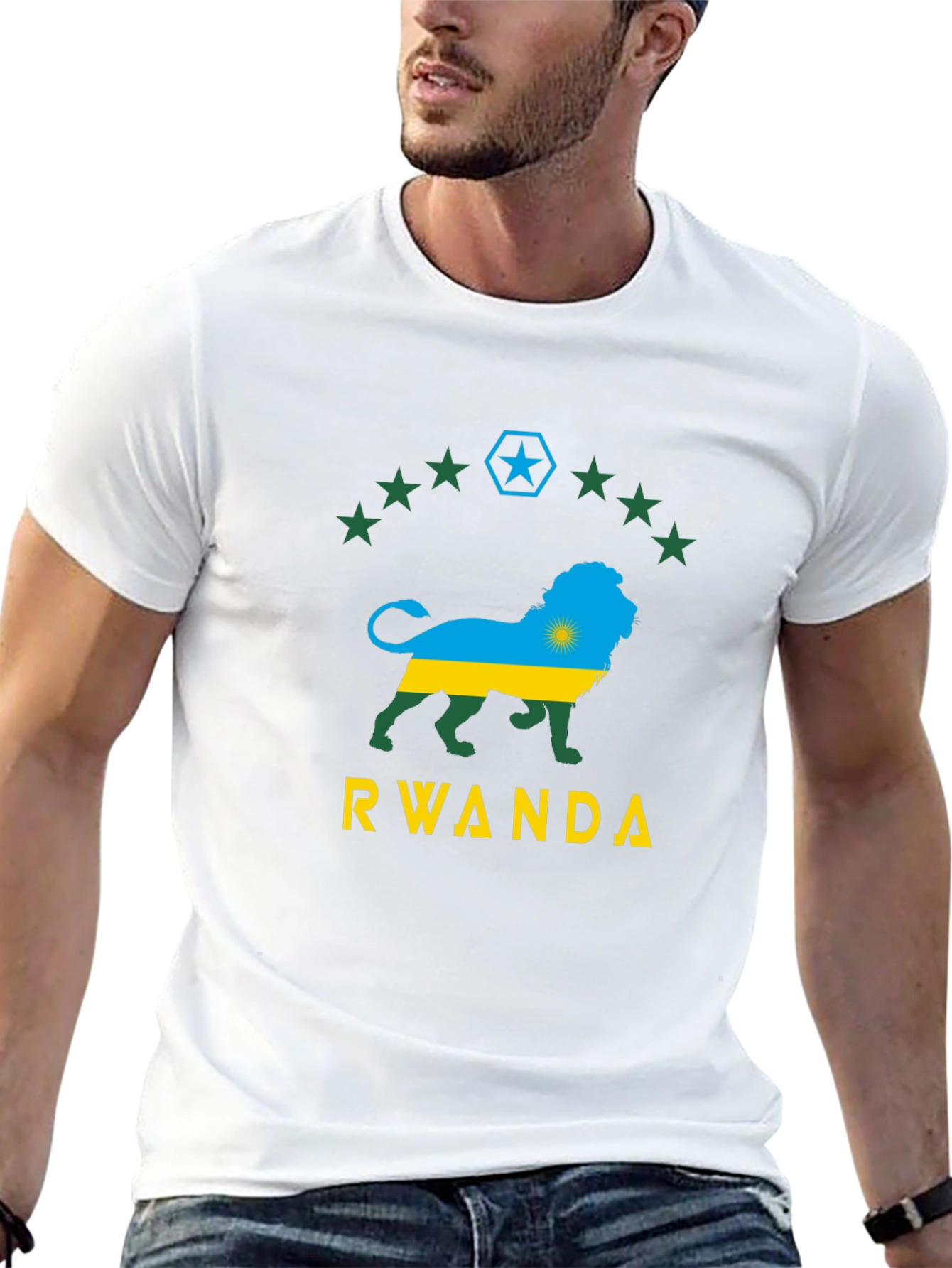 Rwanda Pride Lion T-Shirt