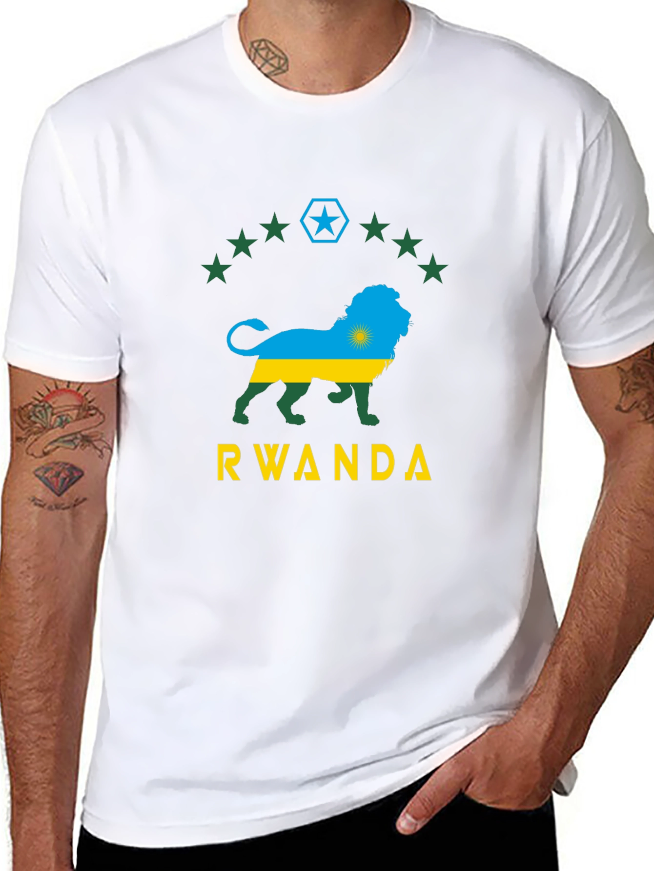 Rwanda Pride Lion T-Shirt