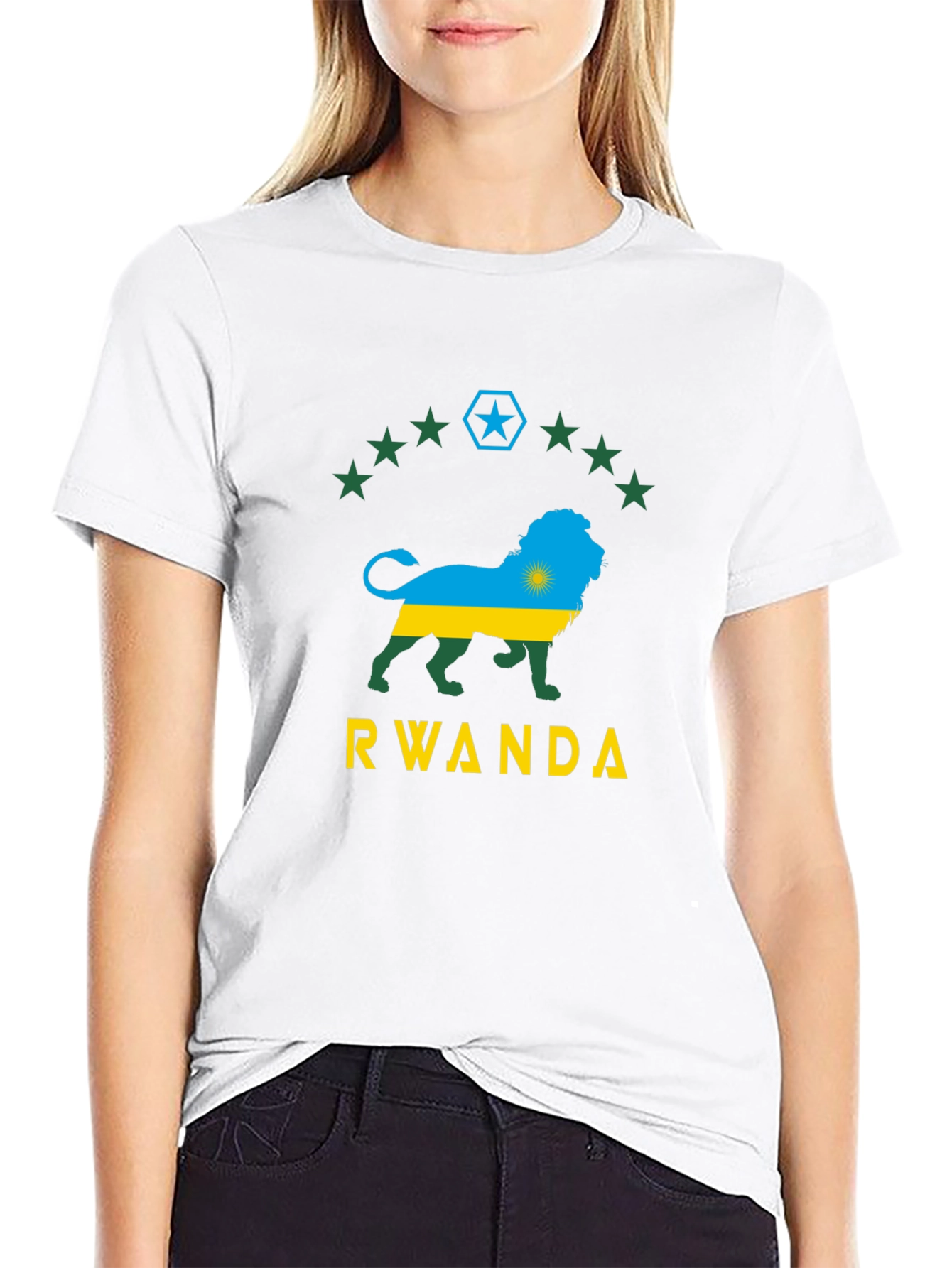 Rwanda Pride Lion T-Shirt
