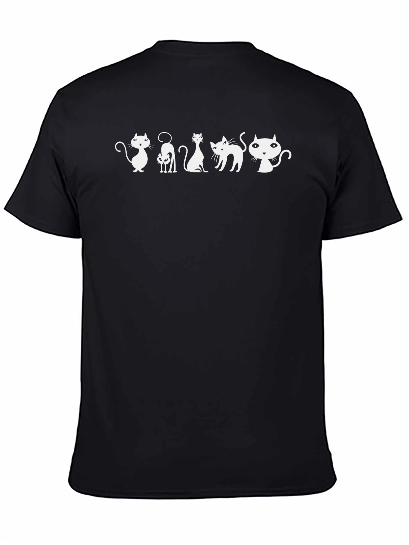 Cool Cats Graphic Tee - Black T-Shirt
