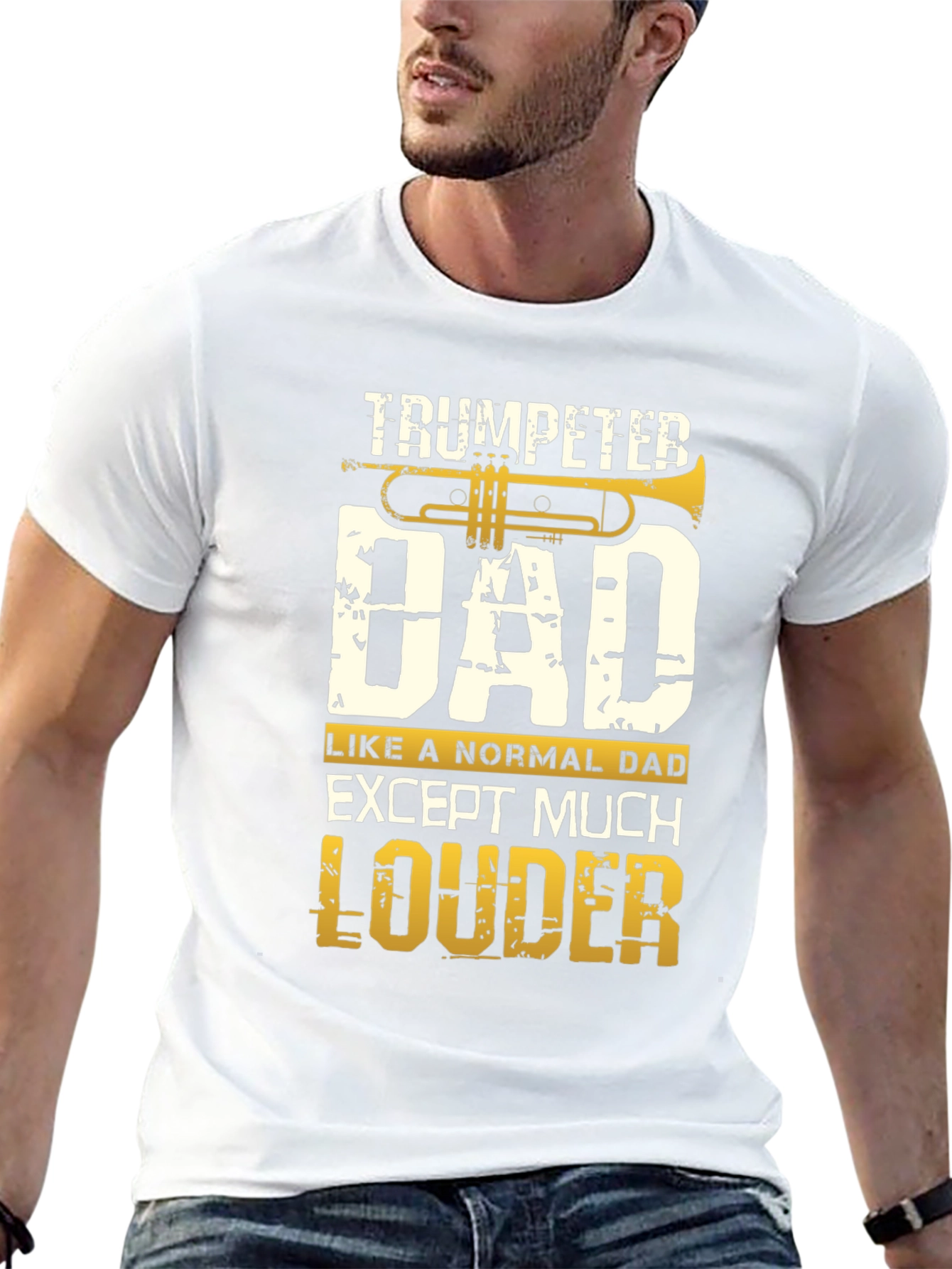 Trumpeter Dad T-Shirt - Loud and Proud!