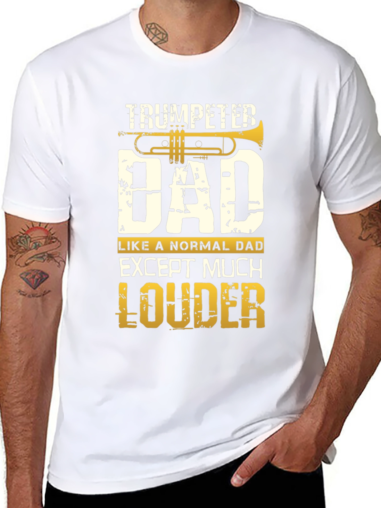 Trumpeter Dad T-Shirt - Loud and Proud!