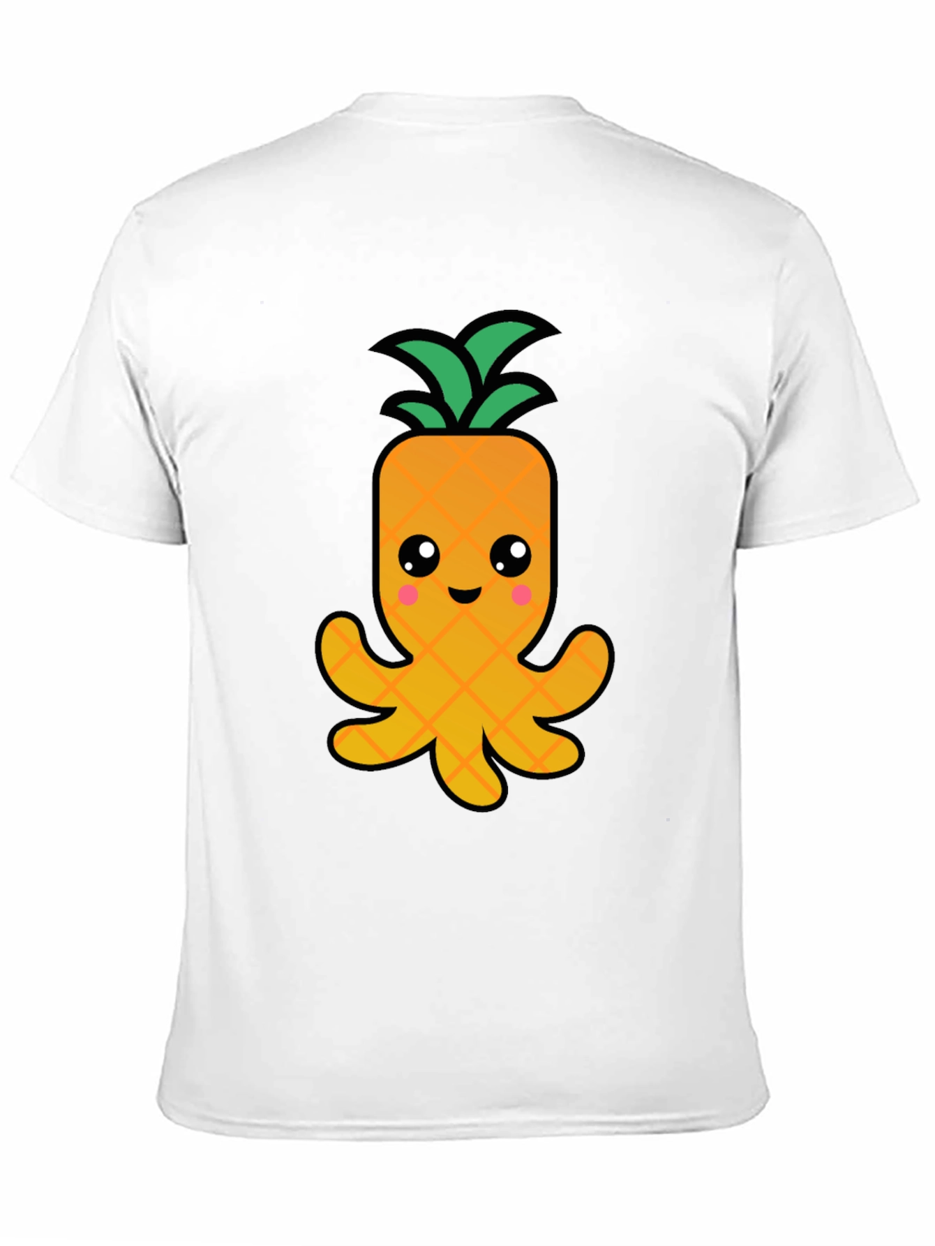 Pineapple Octopus Graphic Tee - Fun Kawaii T-Shirt