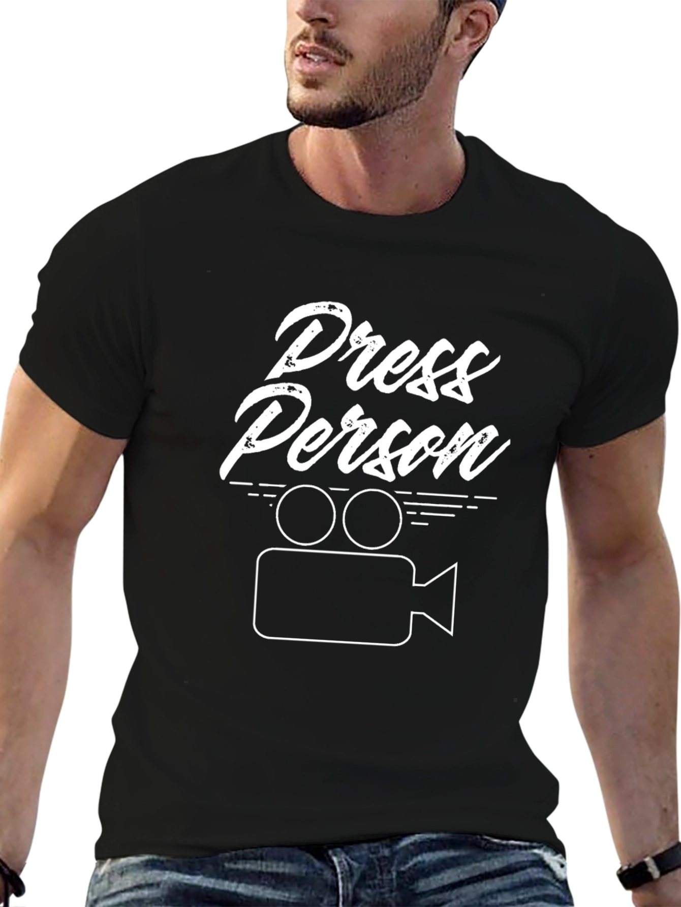 Press Person T-Shirt: Film Crew Tee