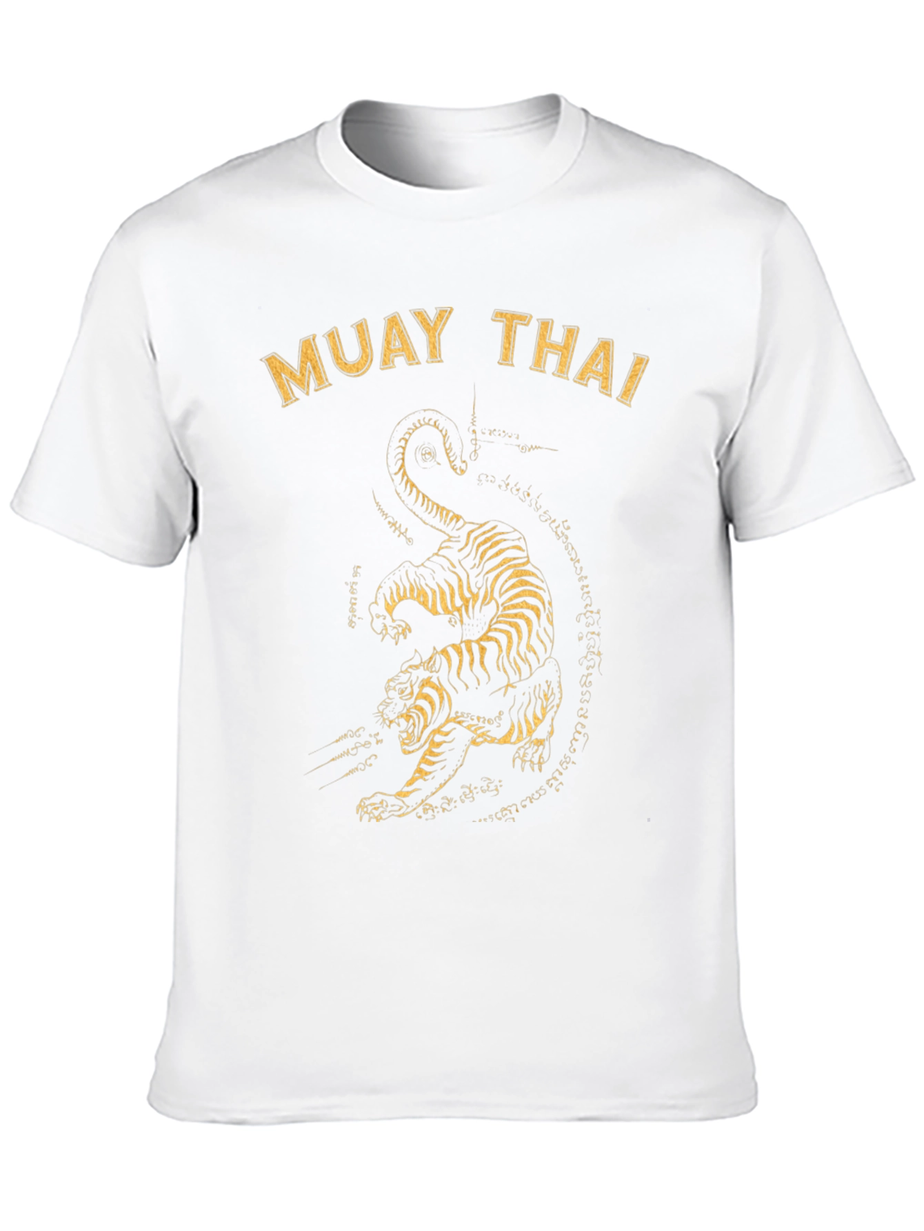Muay Thai Tiger Graphic Tee - Black