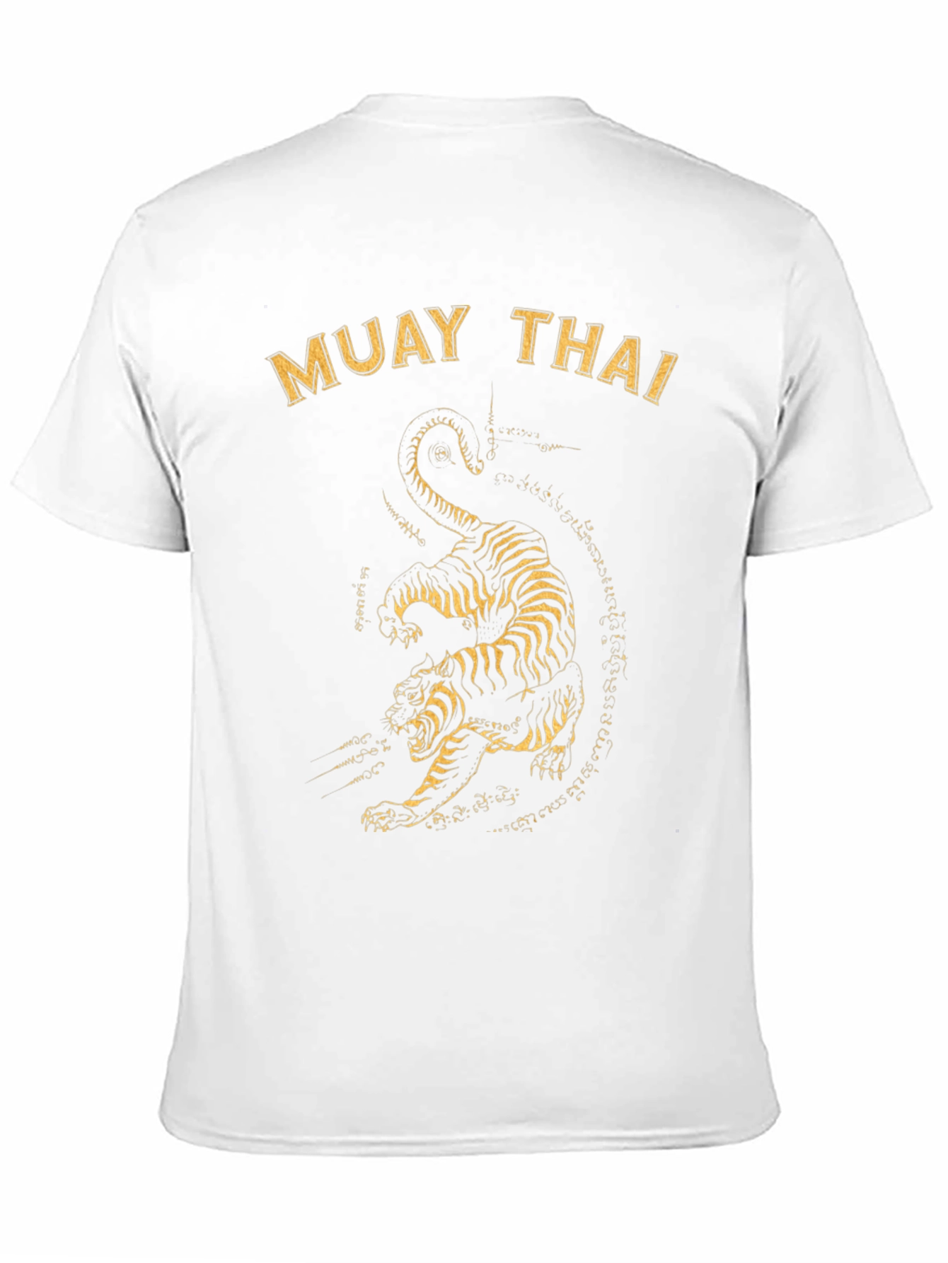 Muay Thai Tiger Graphic Tee - Black