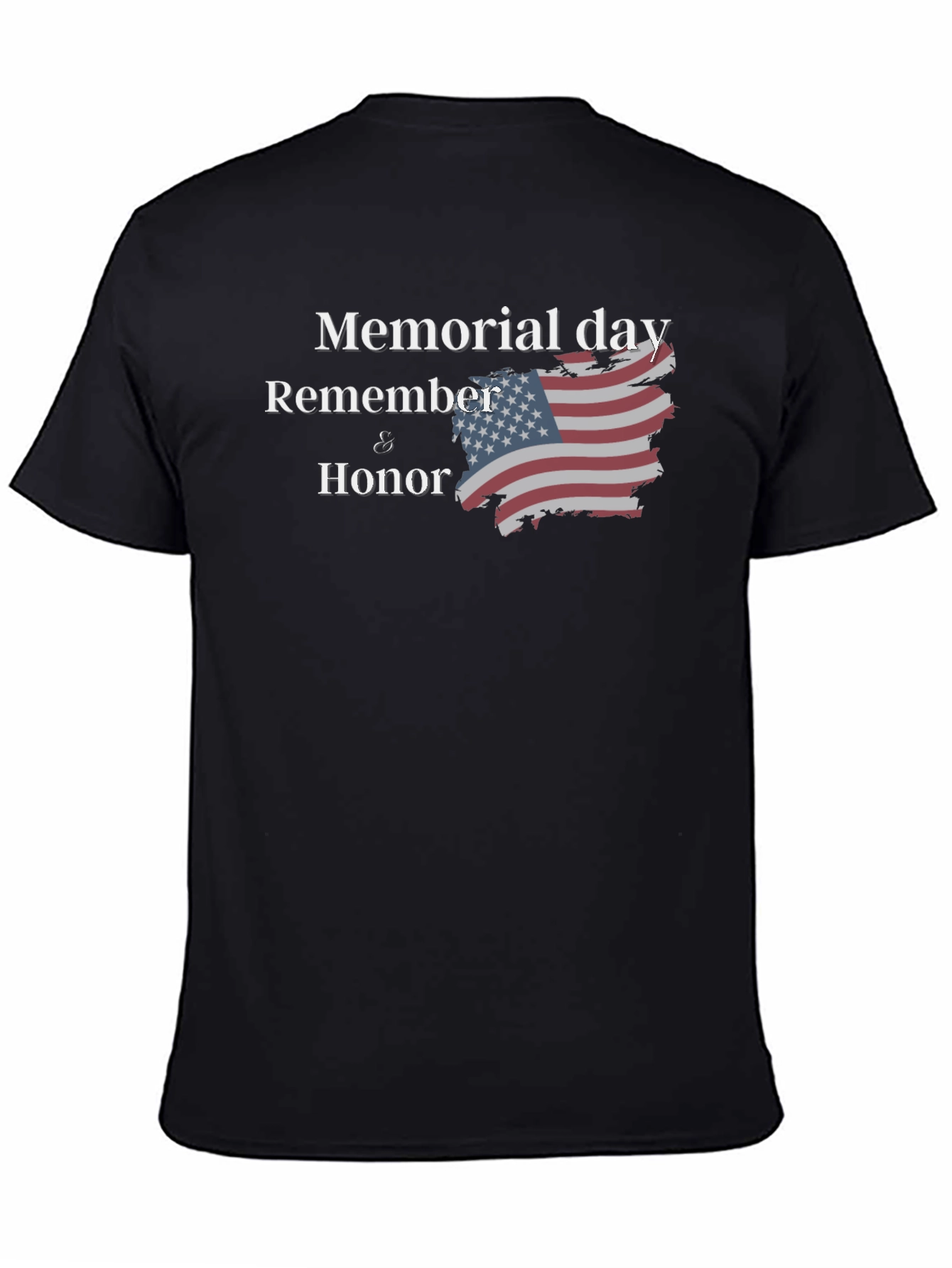 Memorial Day Remember & Honor Graphic T-Shirt