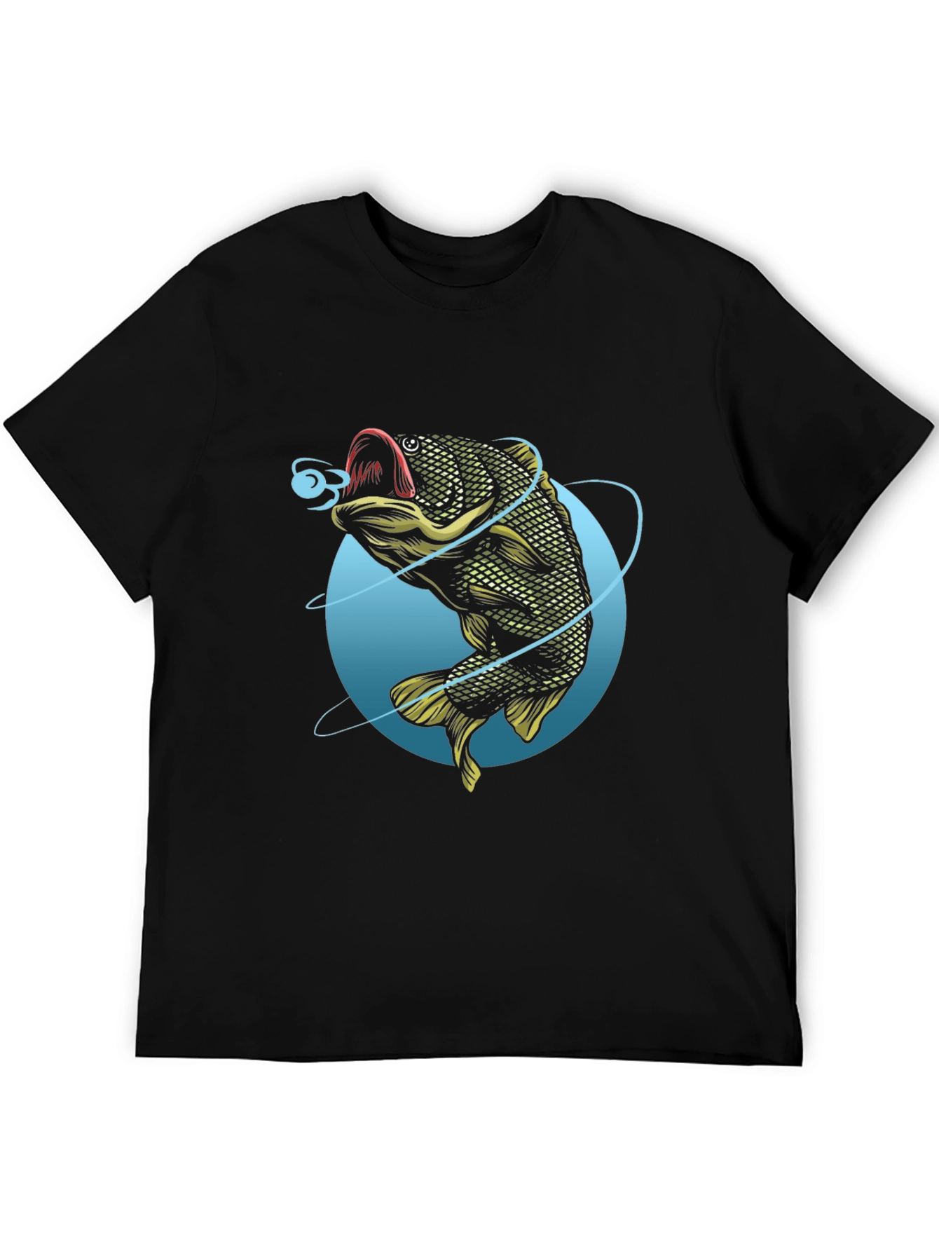 Fishing T-Shirt - Bass Graphic Tee