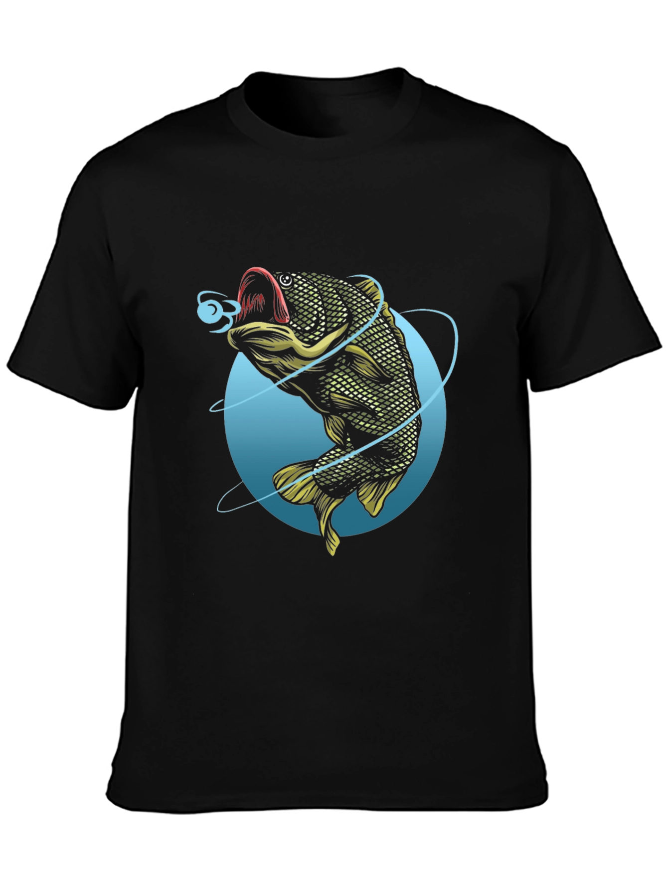 Fishing T-Shirt - Bass Graphic Tee
