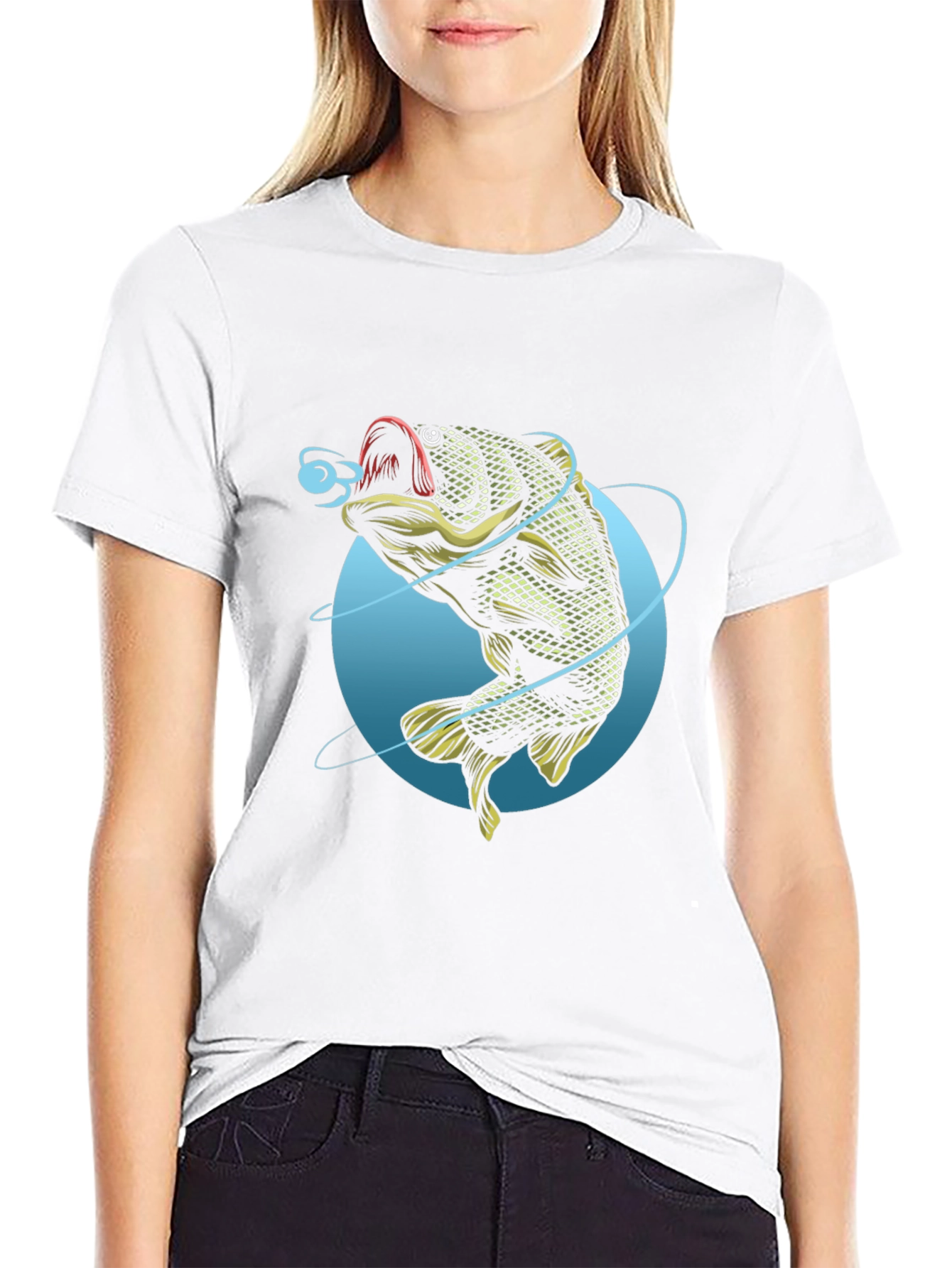 Fishing T-Shirt - Bass Graphic Tee