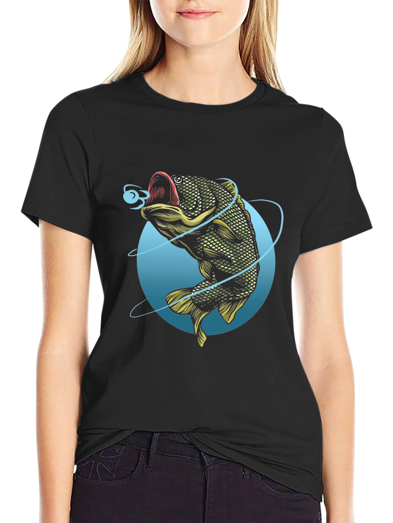 Fishing T-Shirt - Bass Graphic Tee