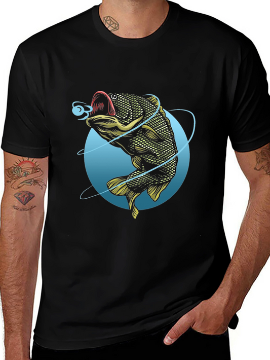 Fishing T-Shirt - Bass Graphic Tee
