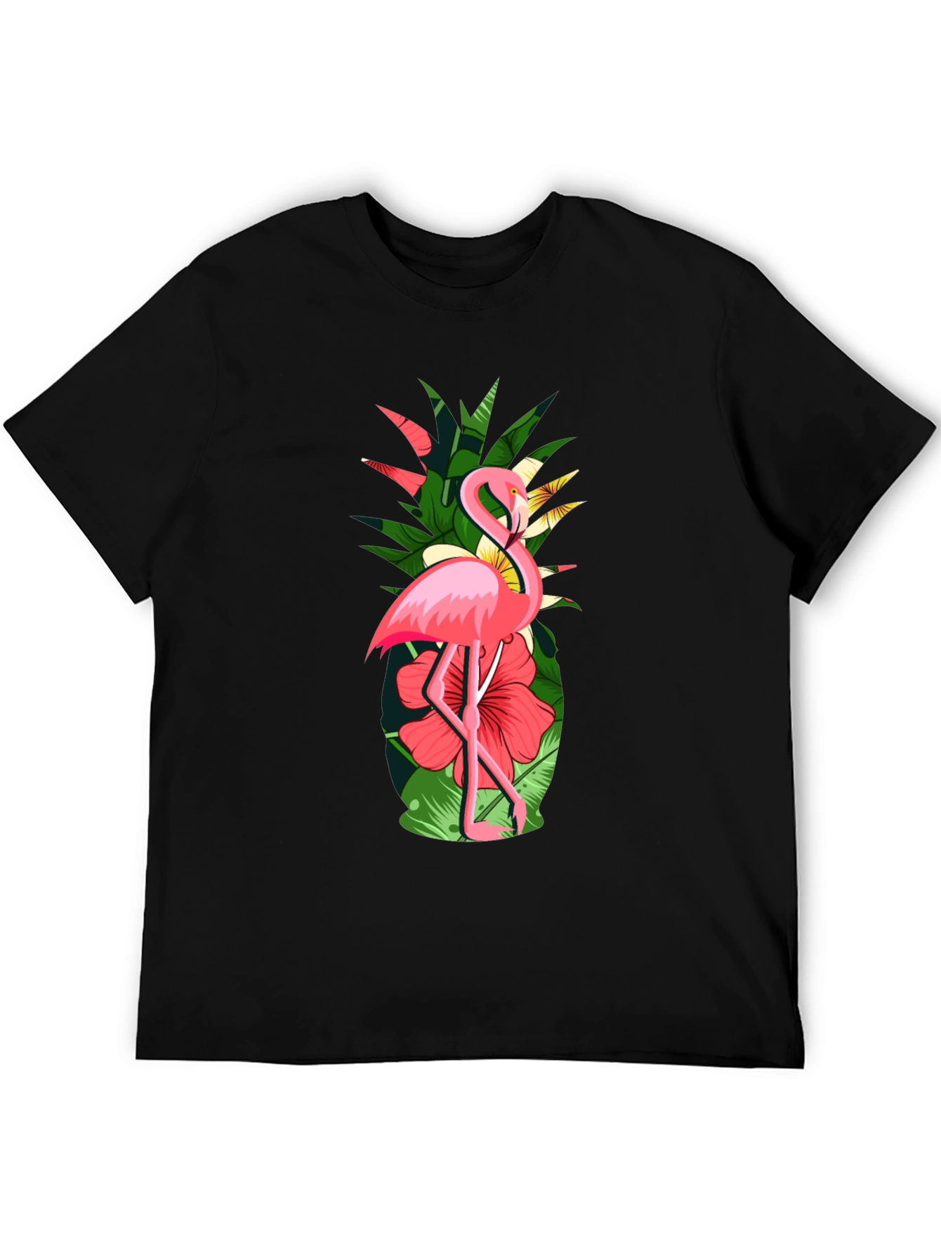 Tropical Flamingo & Pineapple Graphic Tee