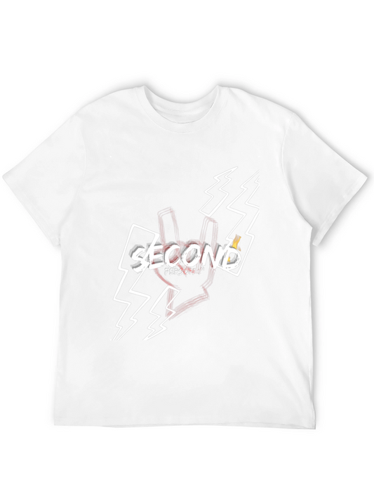 Second Person Graphic Tee - Black Cotton Blend
