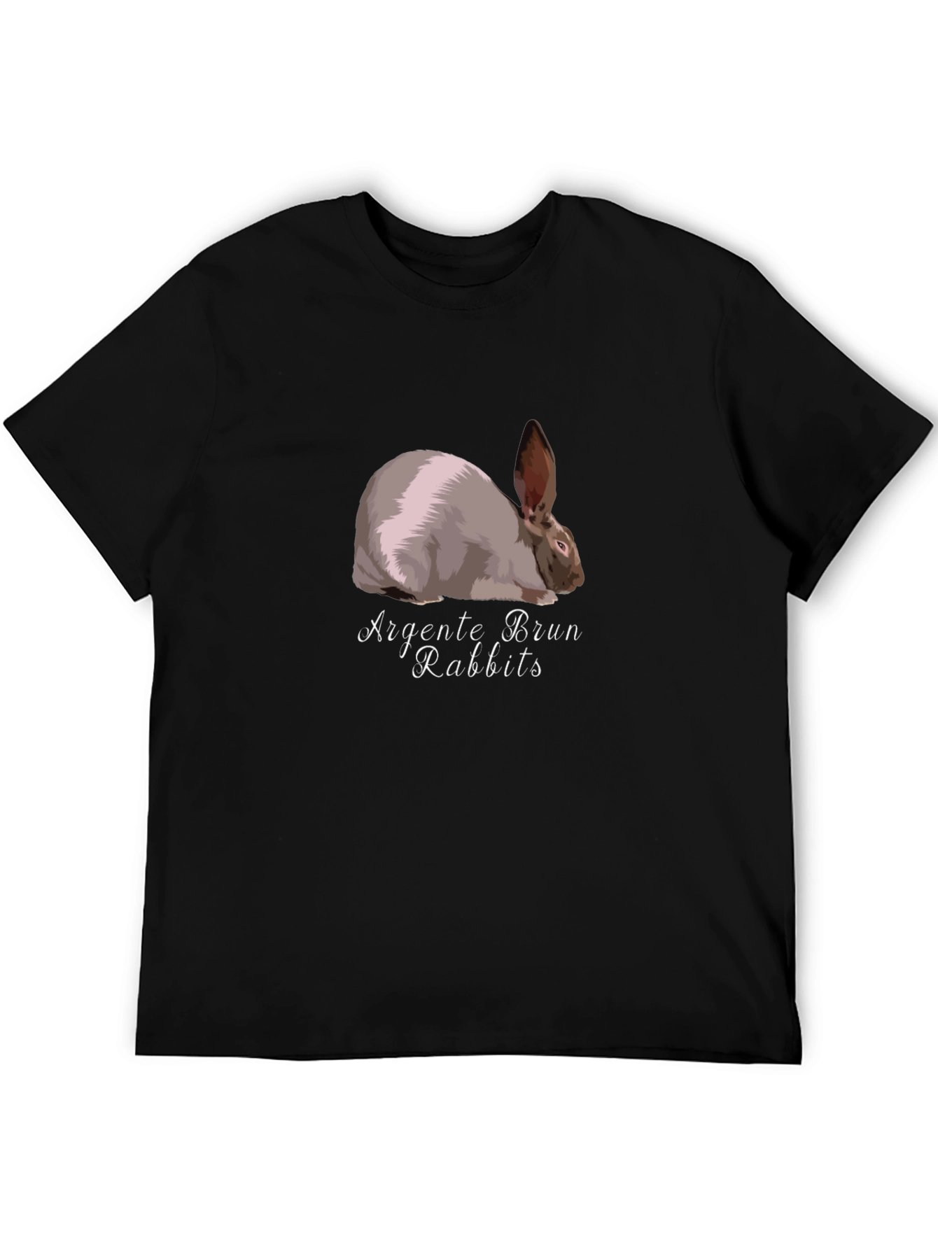 Argent¨¦ Brun Rabbit Graphic Tee - Unique Design