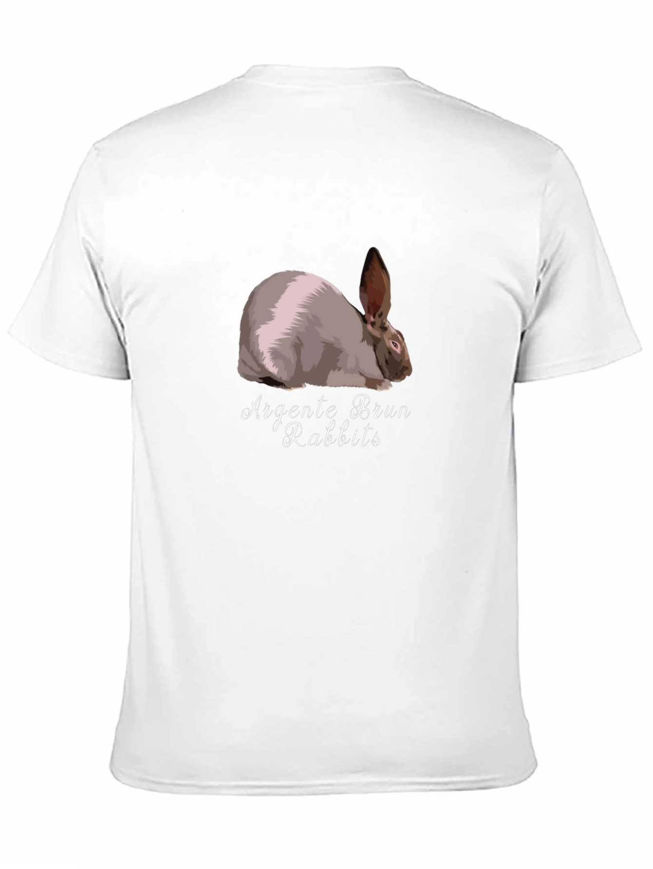 Argent¨¦ Brun Rabbit Graphic Tee - Unique Design