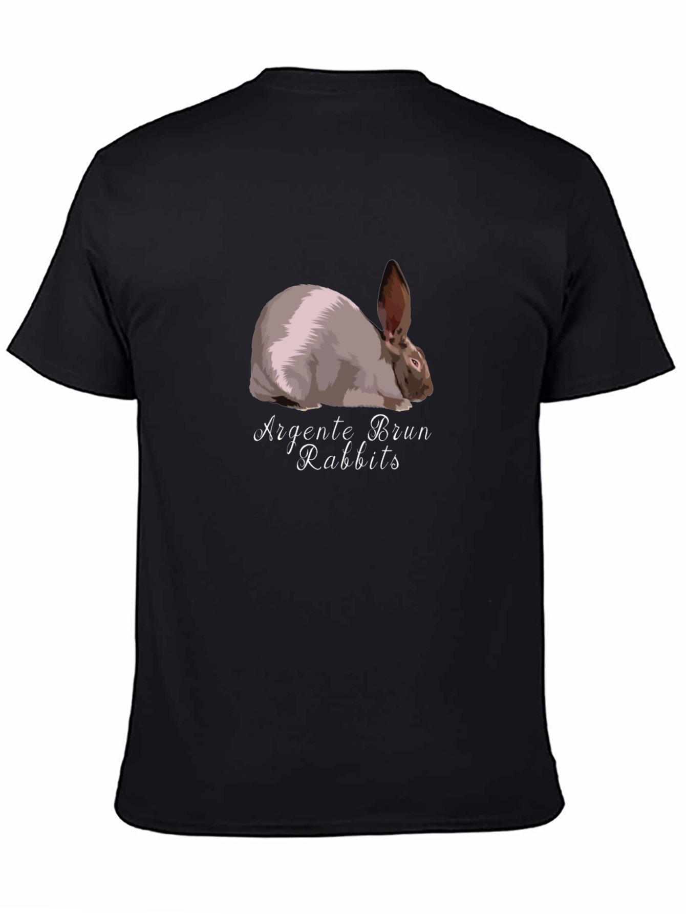 Argent¨¦ Brun Rabbit Graphic Tee - Unique Design