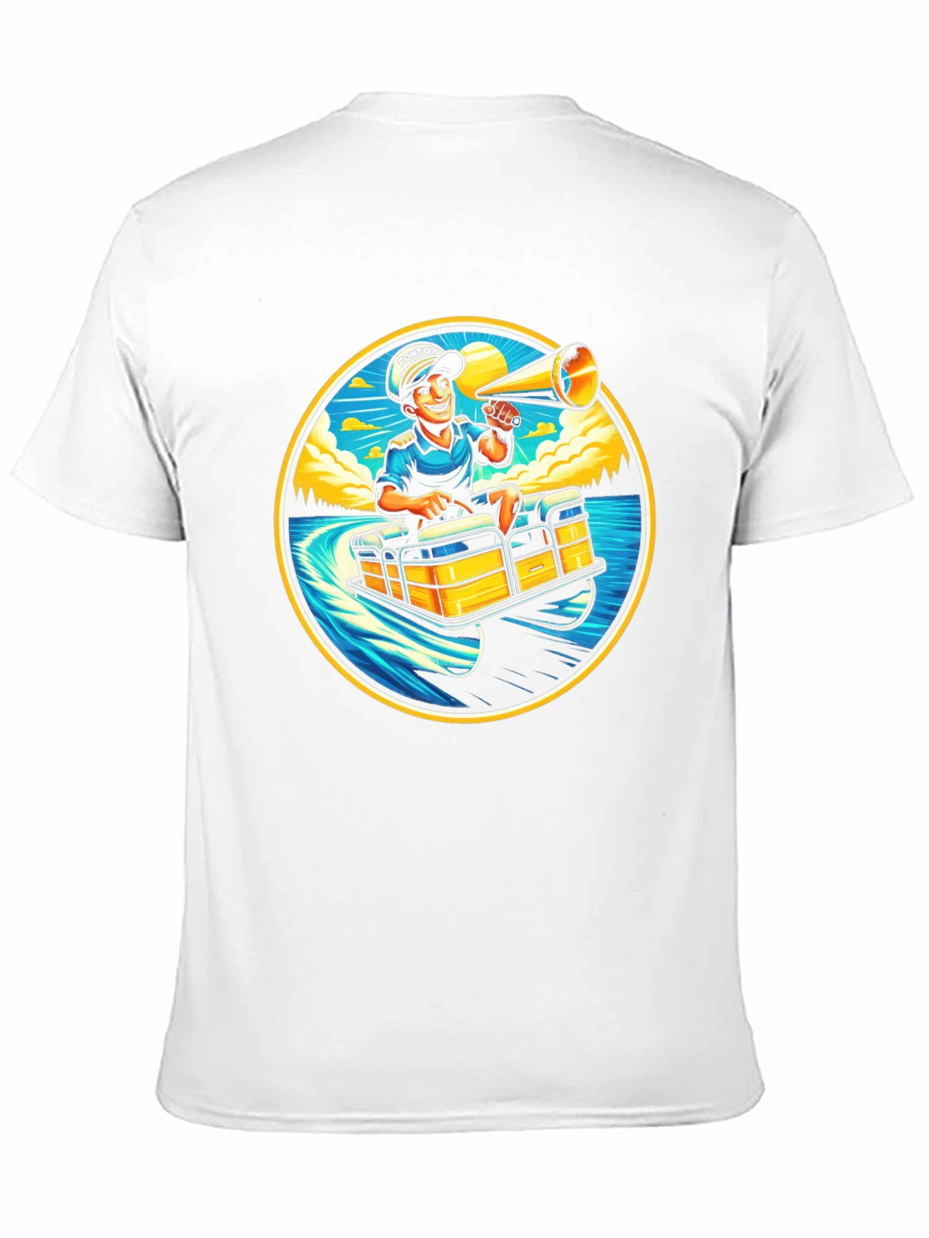 Pontoon Captain T-Shirt - Boating Fun
