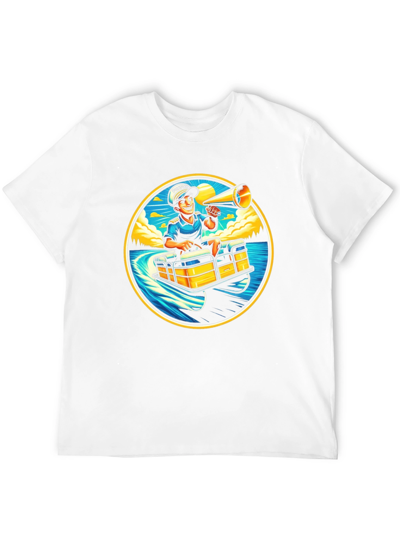 Pontoon Captain T-Shirt - Boating Fun