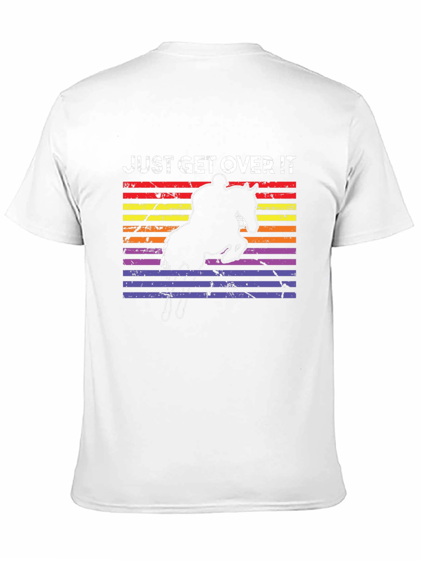 Just Get Over It Horse Rider T-Shirt