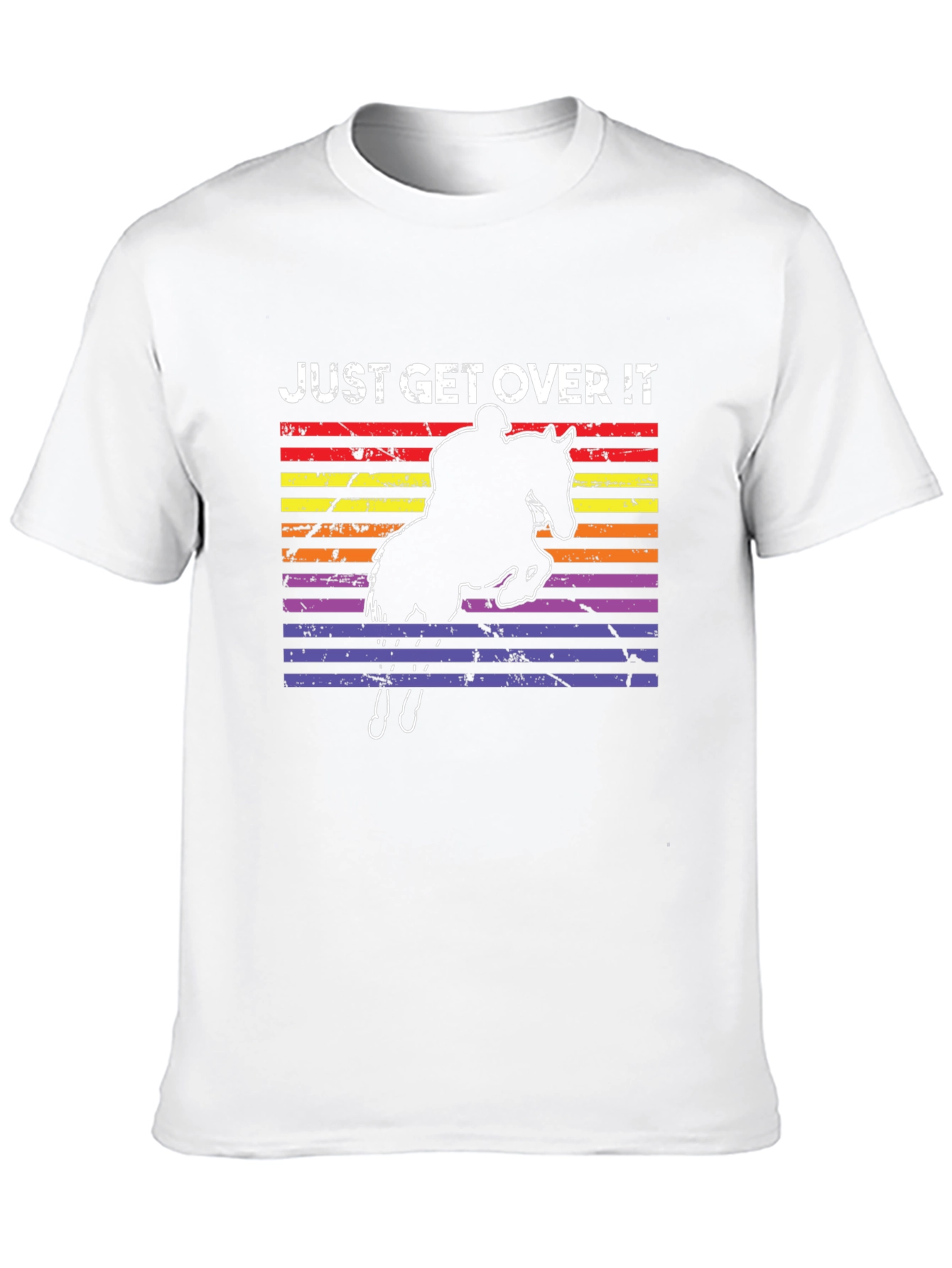 Just Get Over It Horse Rider T-Shirt