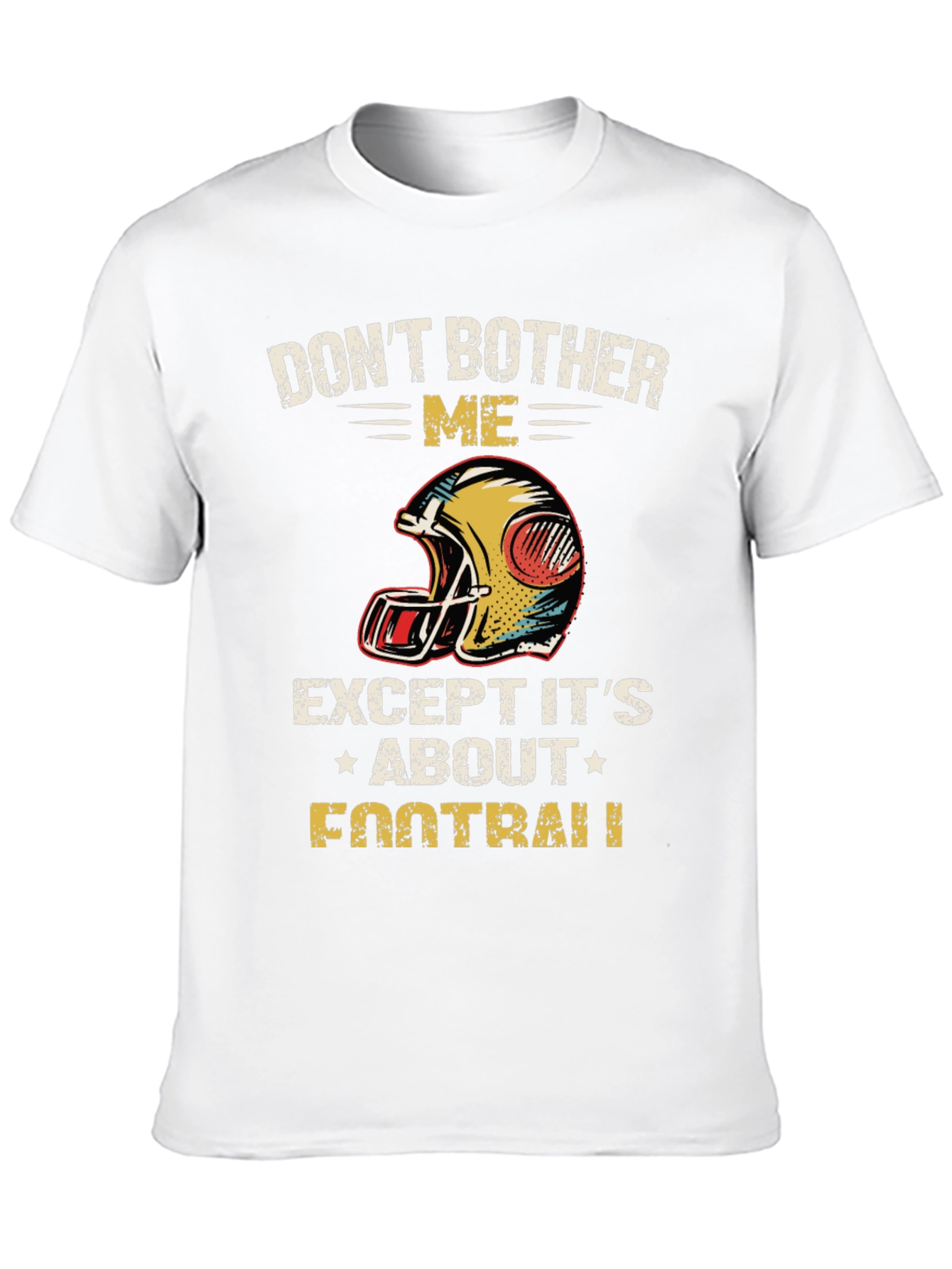 Dont Bother Me Football Graphic T-Shirt