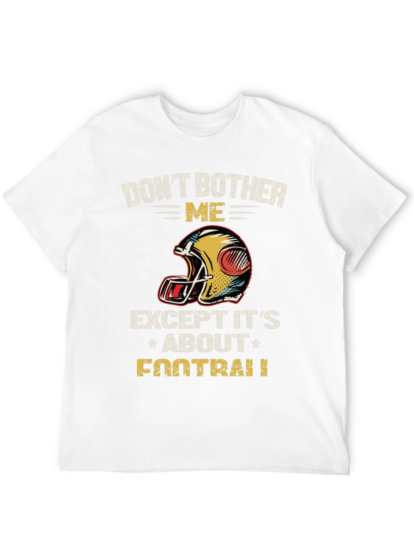 Dont Bother Me Football Graphic T-Shirt