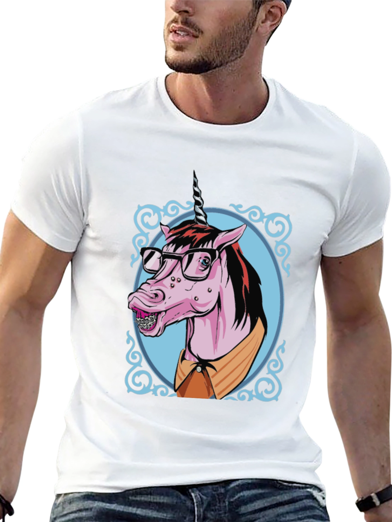 Unicorn Geek Graphic T-Shirt