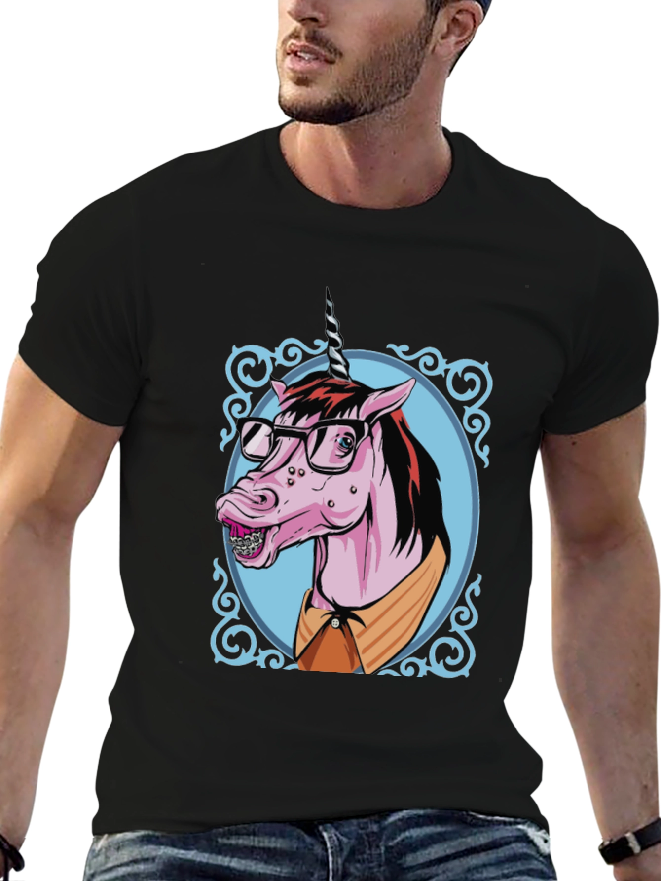 Unicorn Geek Graphic T-Shirt