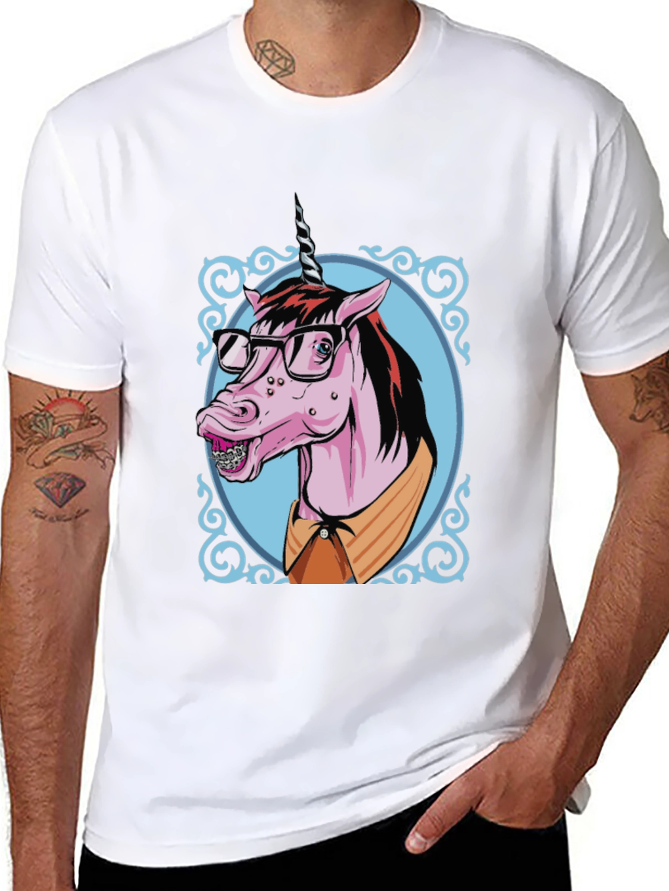 Unicorn Geek Graphic T-Shirt