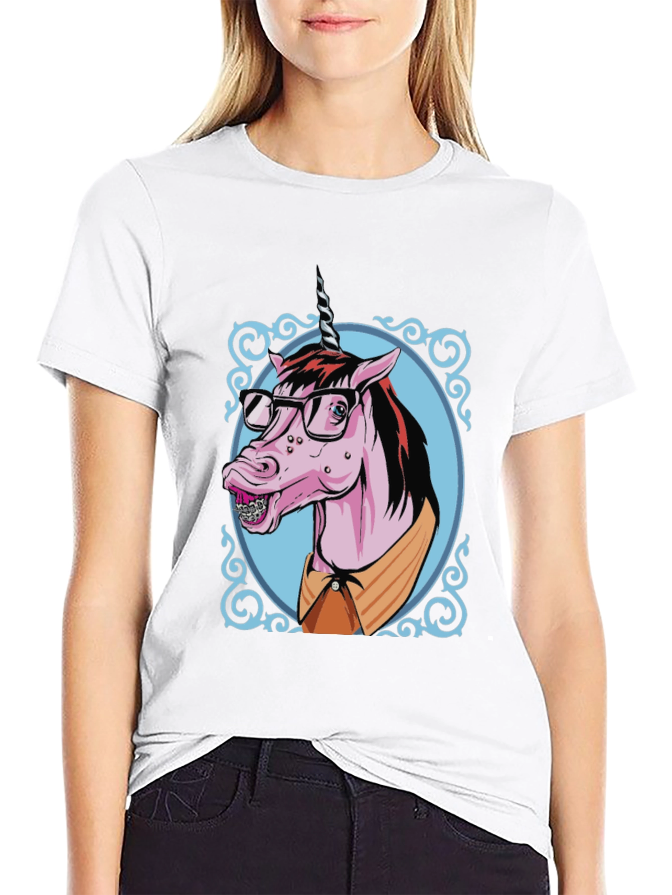 Unicorn Geek Graphic T-Shirt