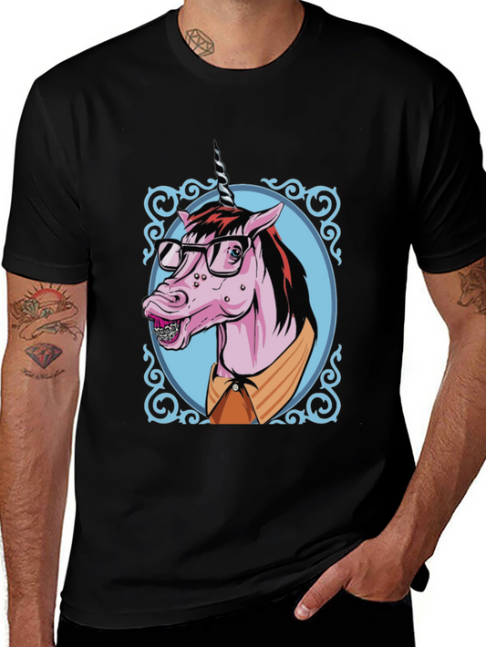 Unicorn Geek Graphic T-Shirt