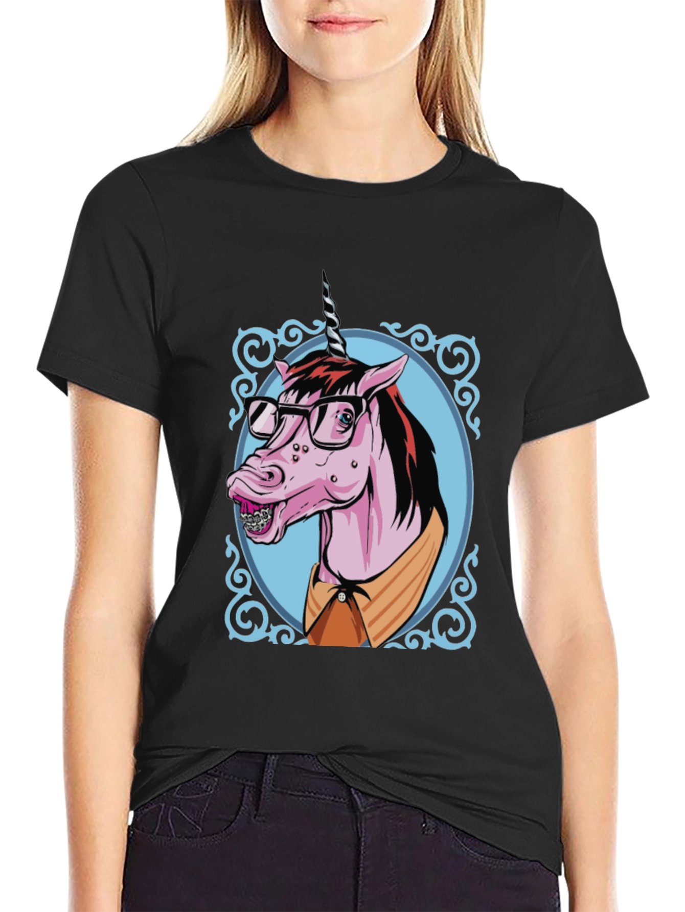 Unicorn Geek Graphic T-Shirt
