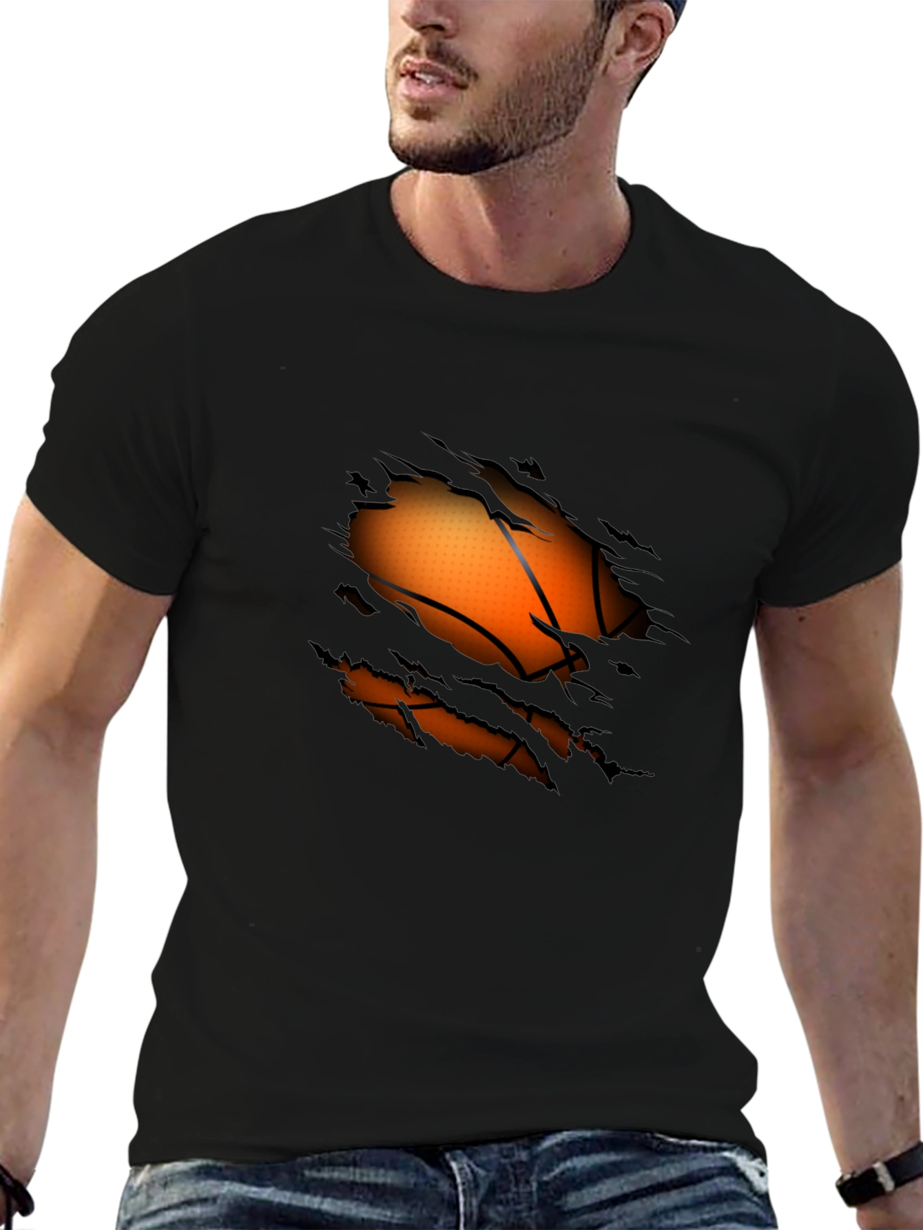 Mens Basketball Rip T-Shirt