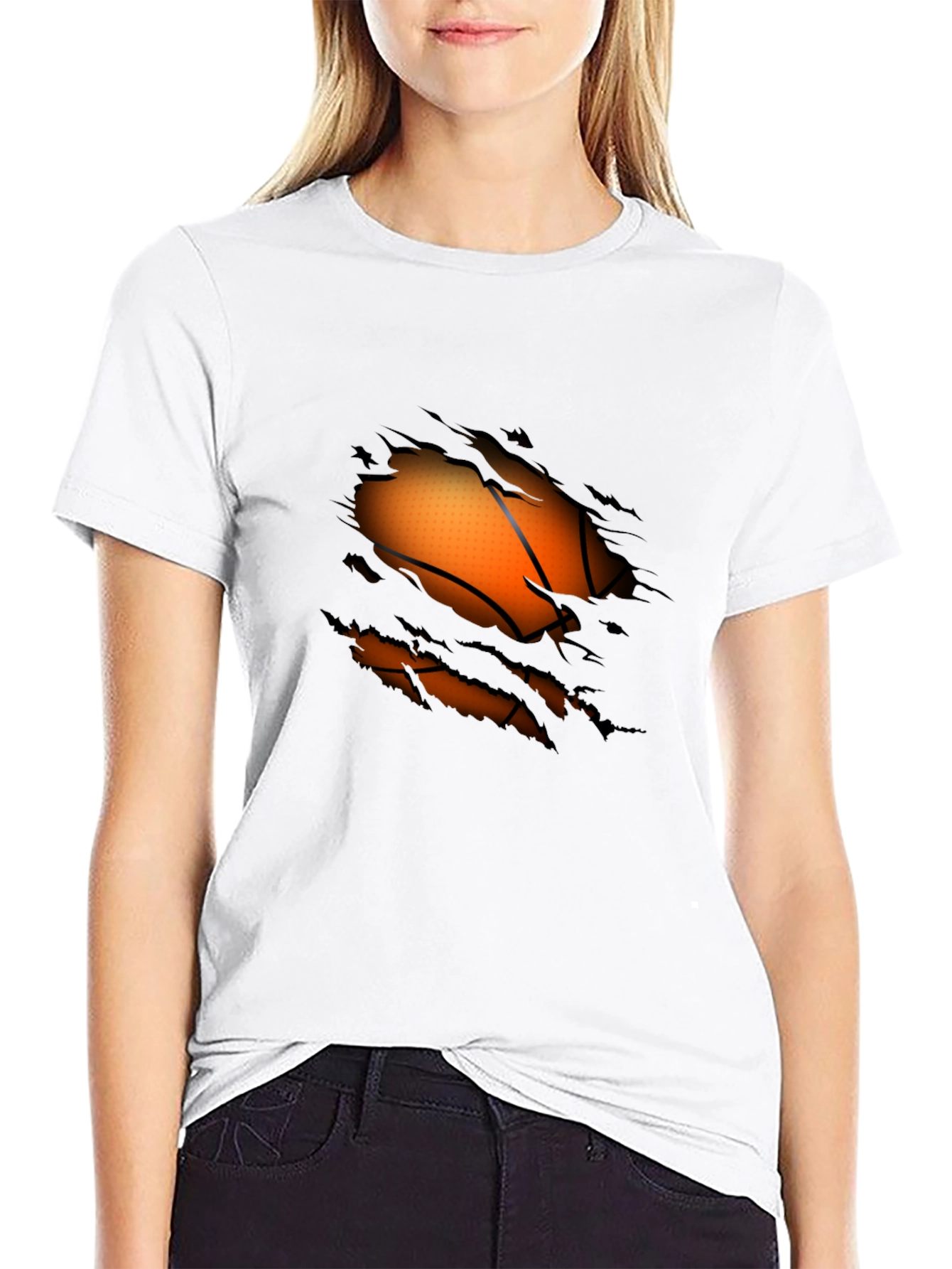 Mens Basketball Rip T-Shirt