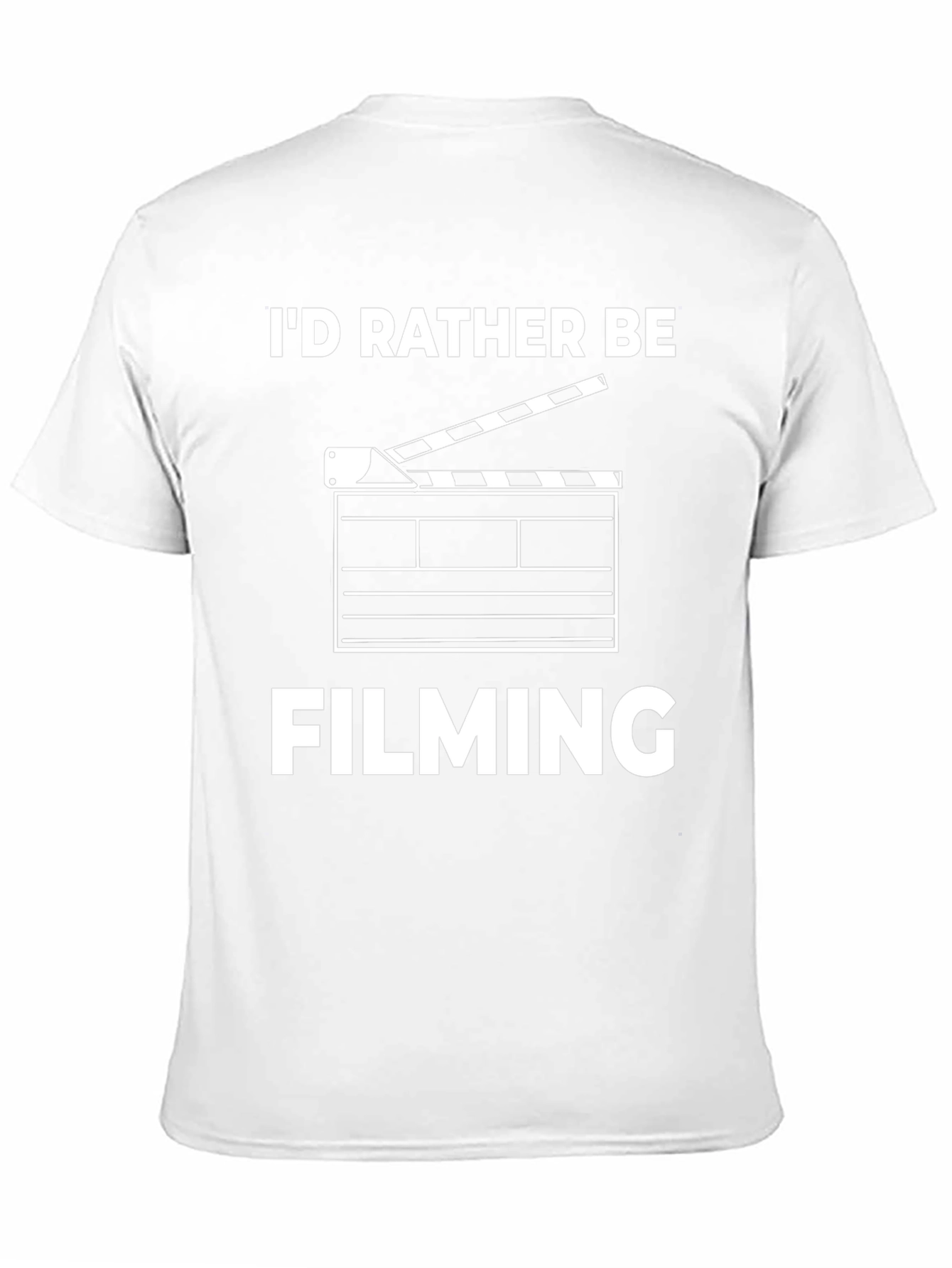 Id Rather Be Filming Black T-Shirt