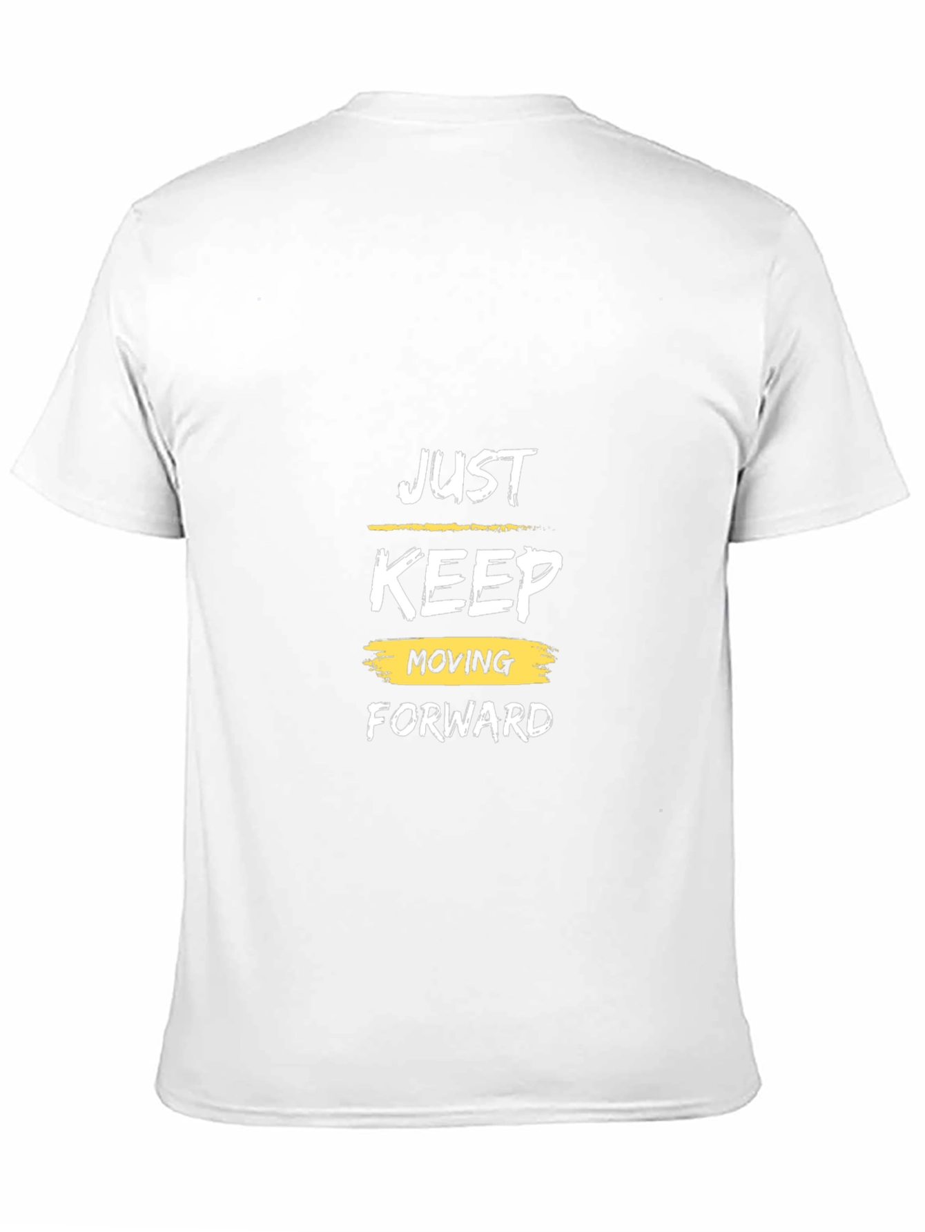Just Keep Moving Forward Black T-Shirt