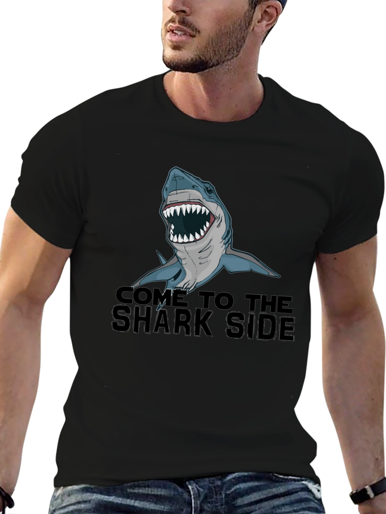 Come To The Shark Side Graphic T-Shirt
