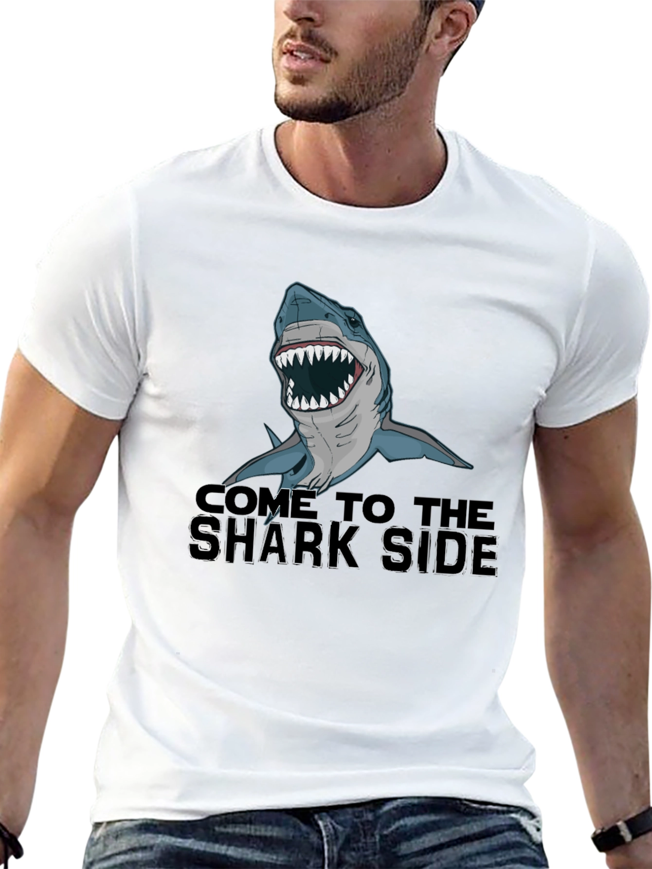 Come To The Shark Side Graphic T-Shirt