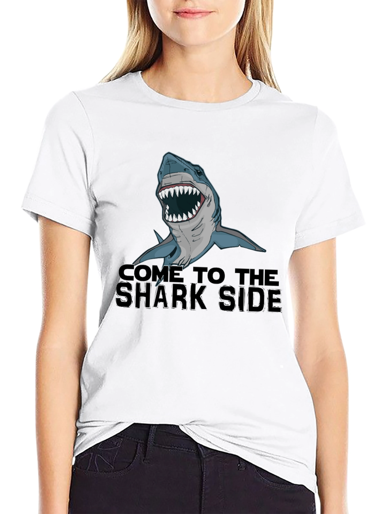 Come To The Shark Side Graphic T-Shirt