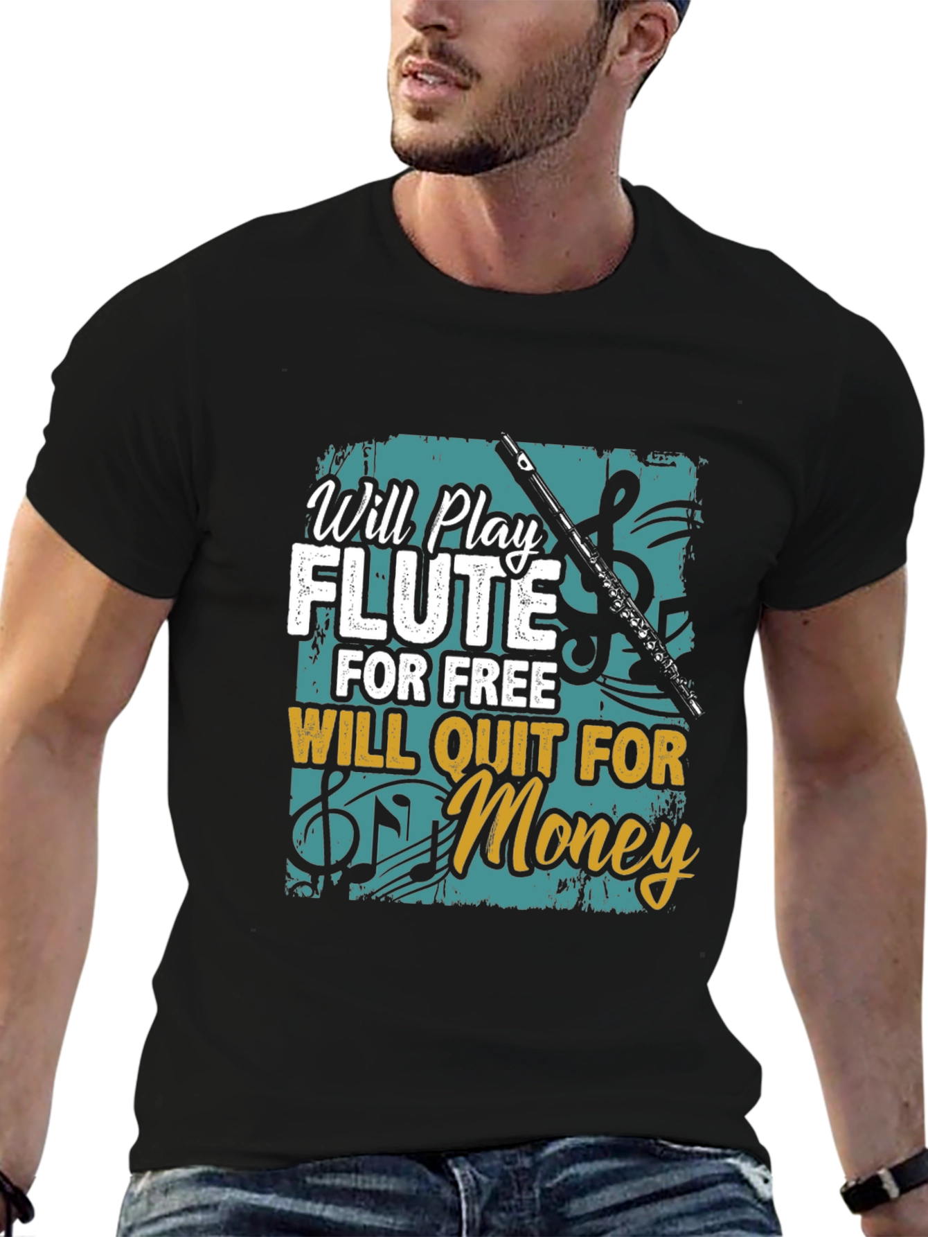 Will Play Flute for Free T-Shirt