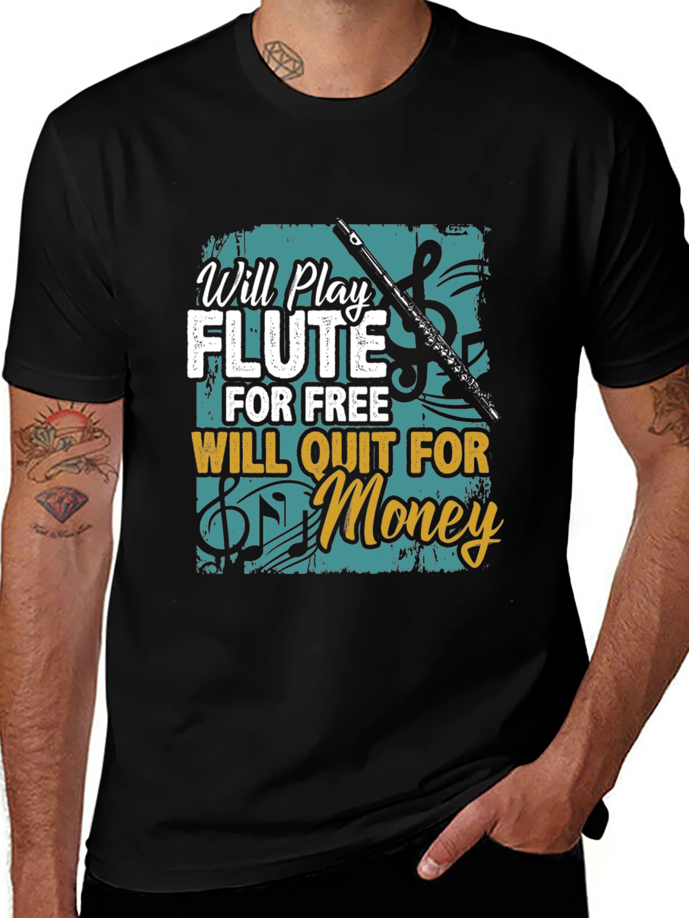 Will Play Flute for Free T-Shirt