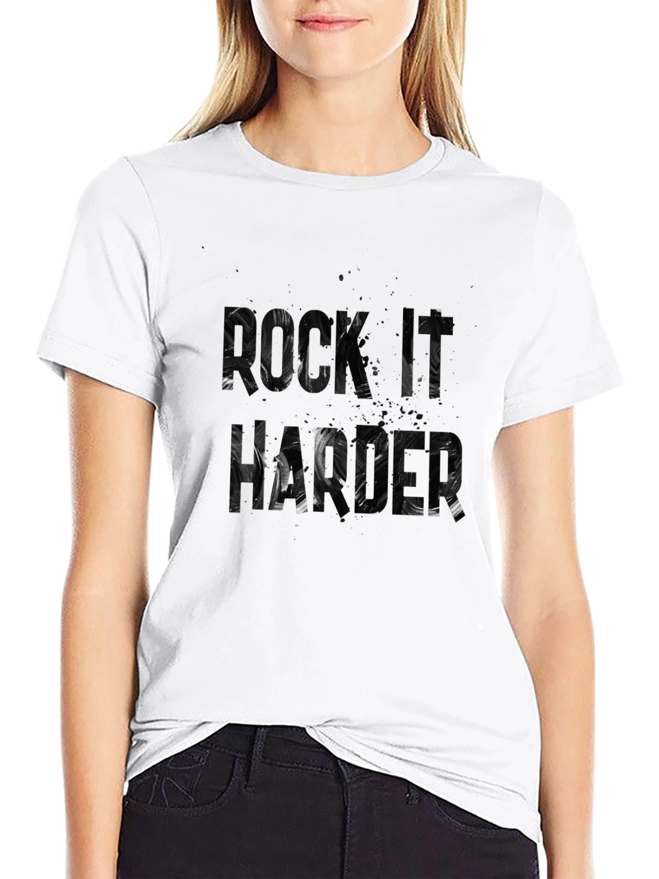 Rock It Harder T-Shirt - Bold Graphic Tee