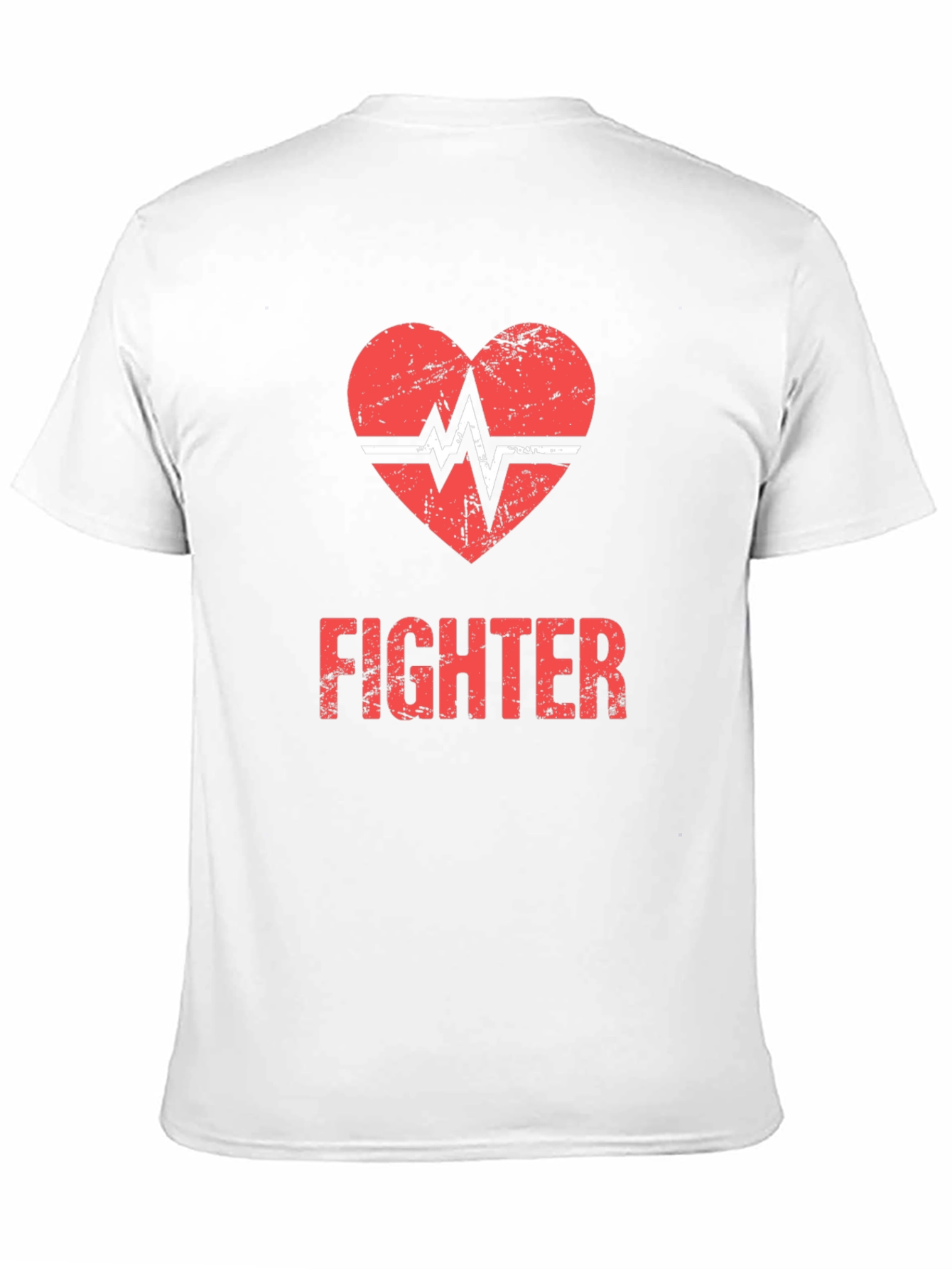 Fighter Heartbeat Graphic T-Shirt