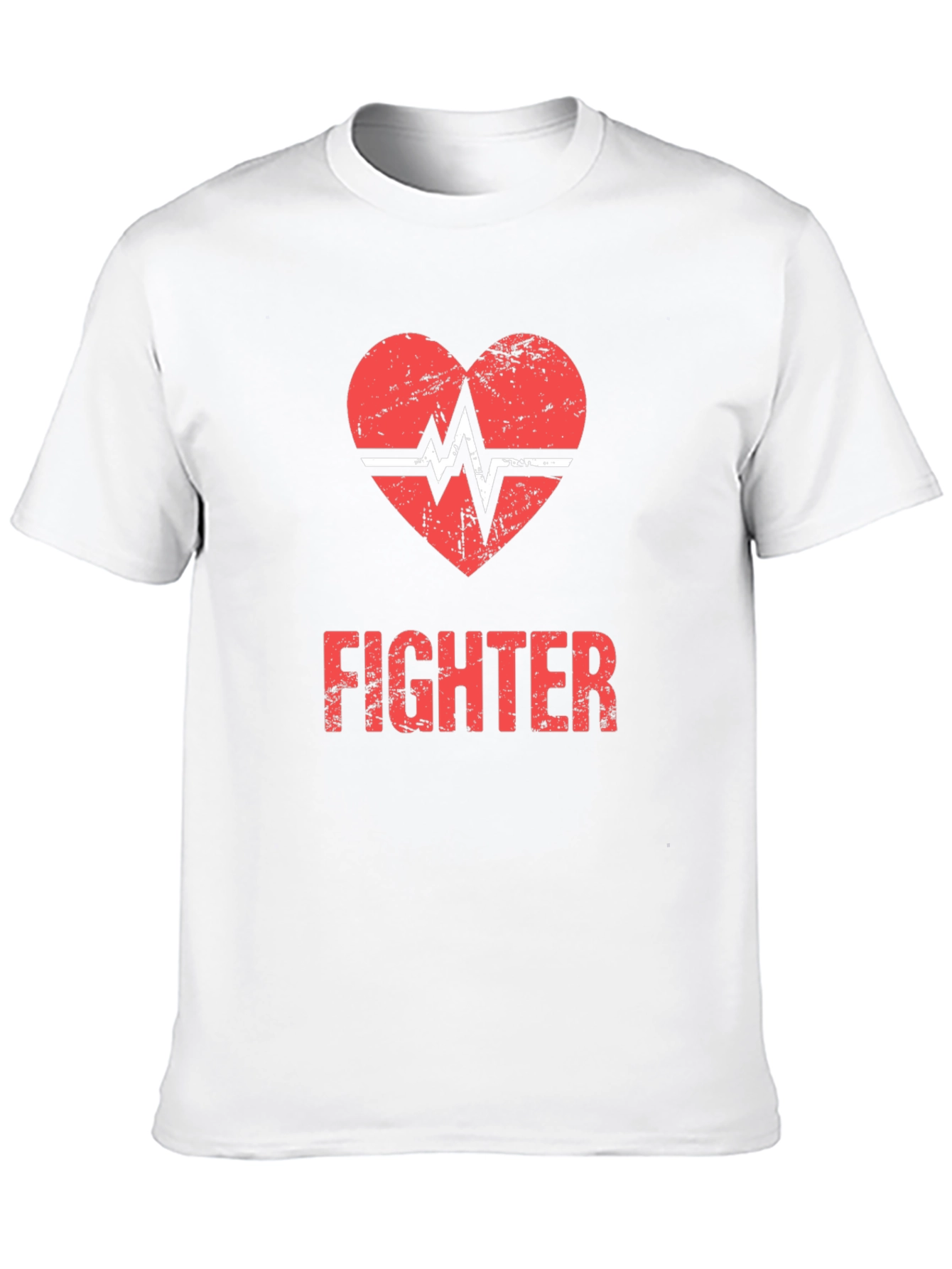 Fighter Heartbeat Graphic T-Shirt