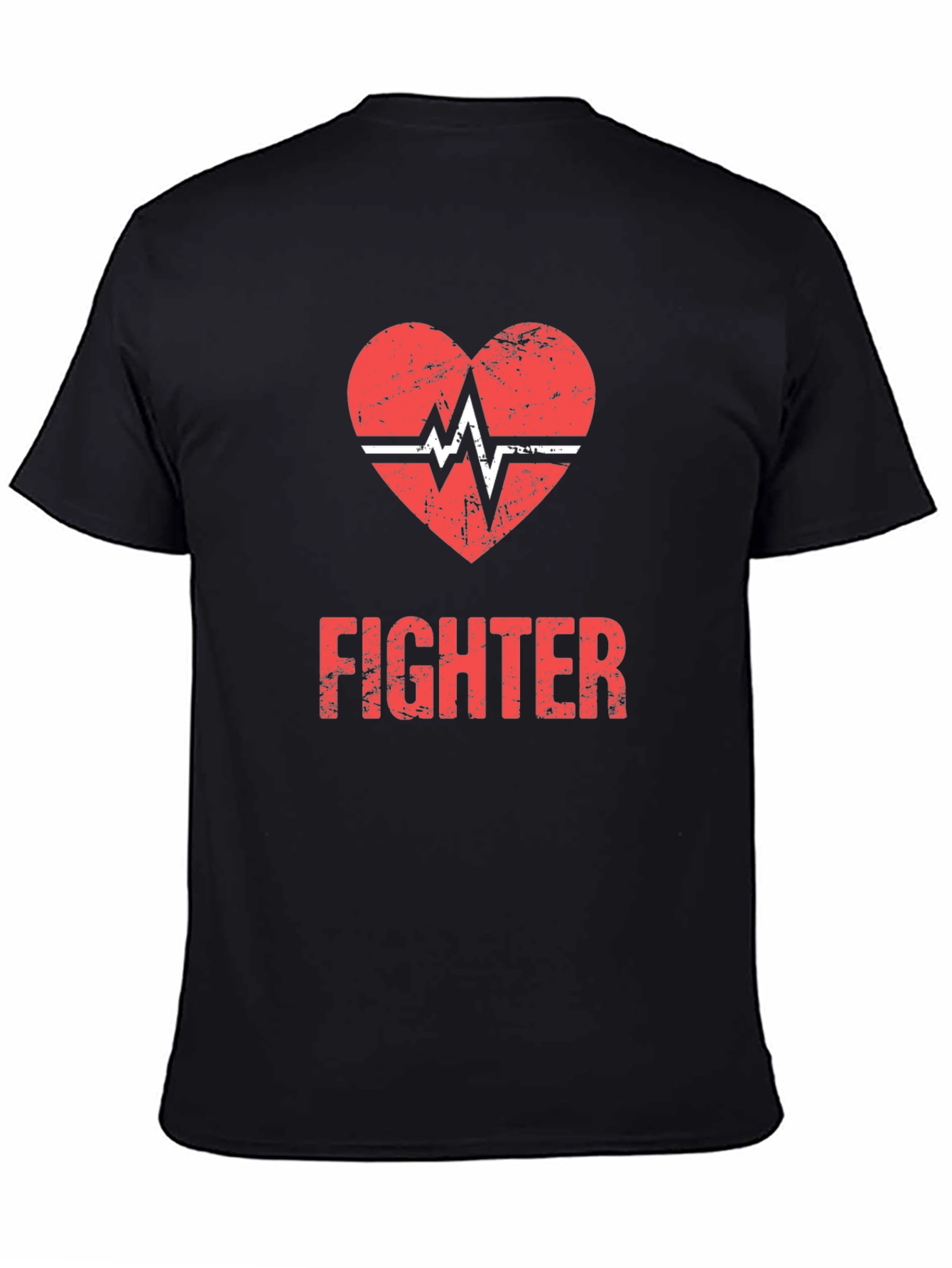 Fighter Heartbeat Graphic T-Shirt