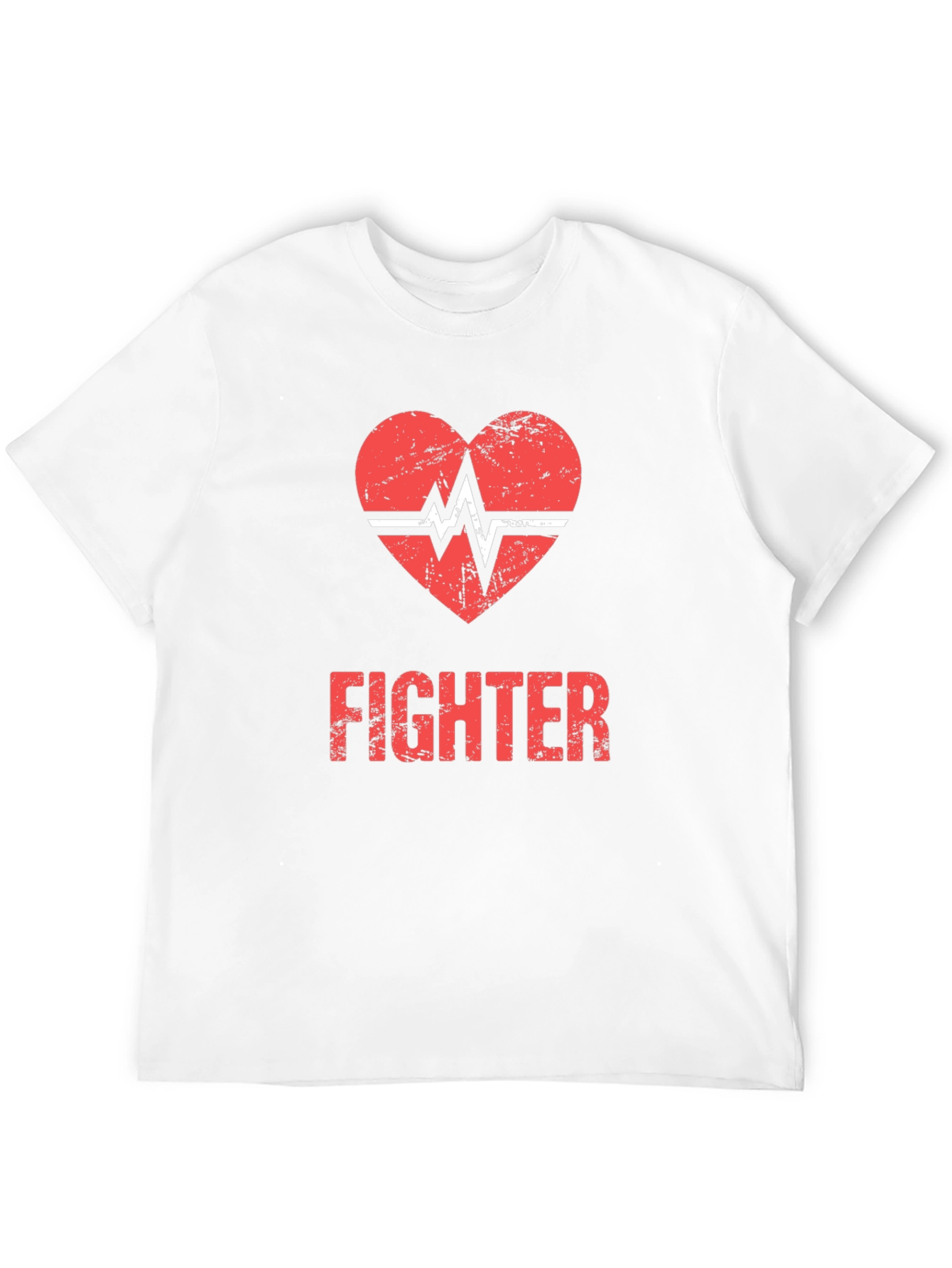 Fighter Heartbeat Graphic T-Shirt