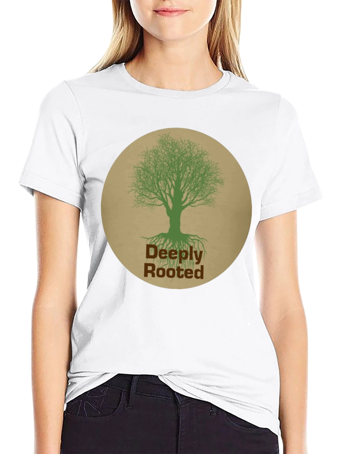 Deeply Rooted Tree Graphic T-Shirt