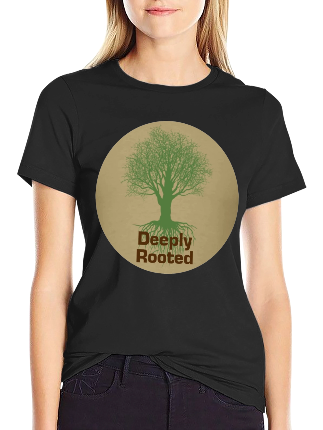 Deeply Rooted Tree Graphic T-Shirt