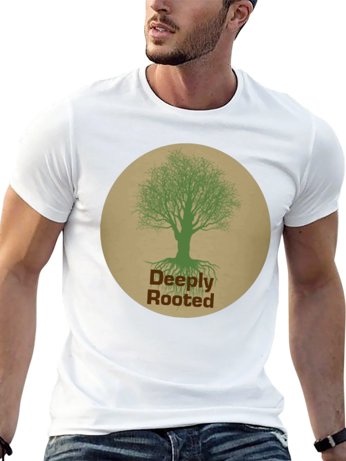 Deeply Rooted Tree Graphic T-Shirt